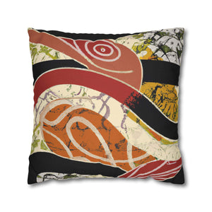 Earthy Harmony African-Inspired Pillow Case-Afroadorn 