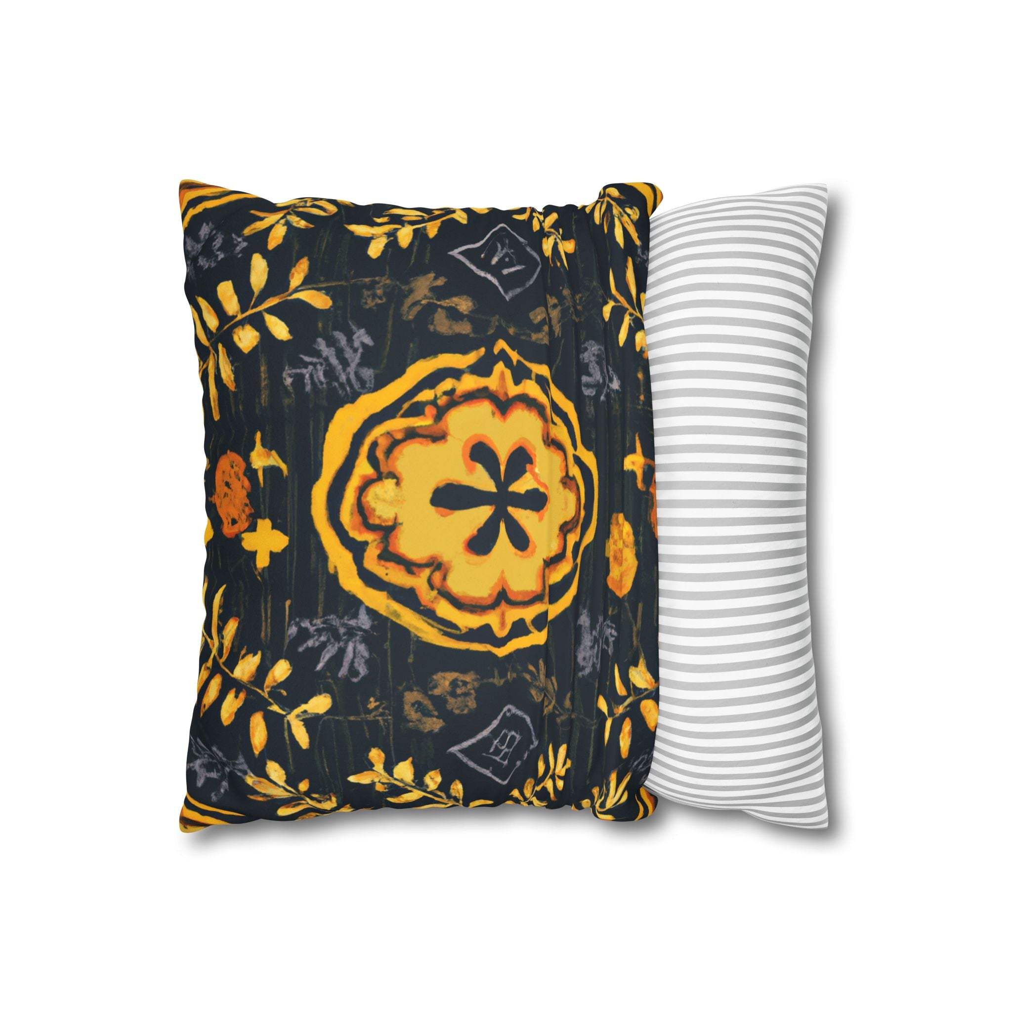 Sunbeam Roots: Tribal Print Suede Pillow Case-Afroadorn 