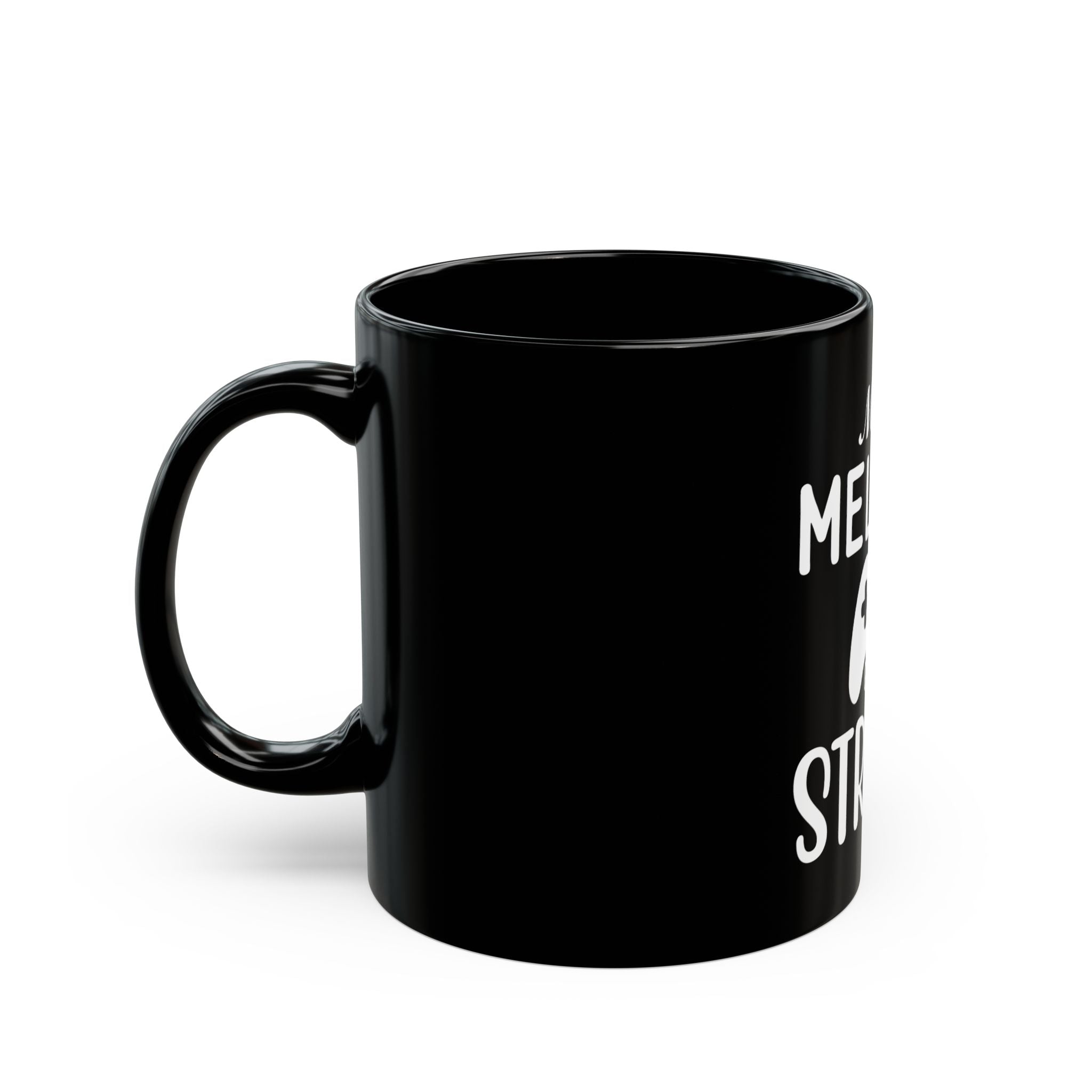 Melanin Game Strong Power Black Coffee Mug-Afroadorn 