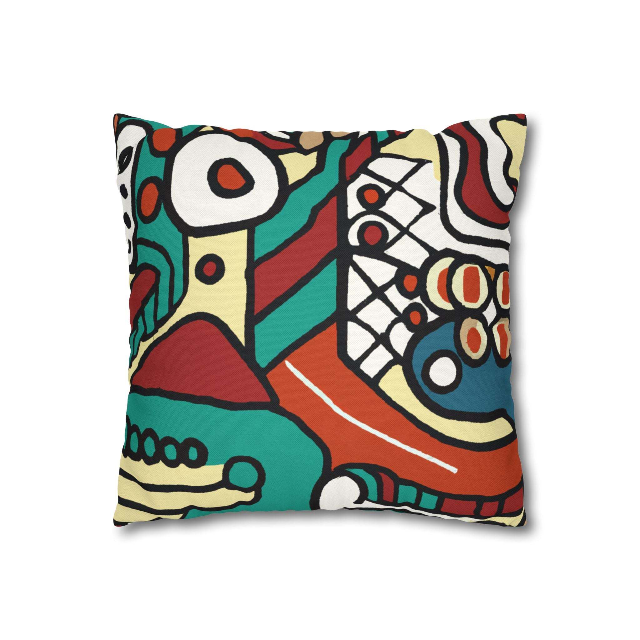 Pan-African Pride Geometric Pillow Case-Afroadorn 