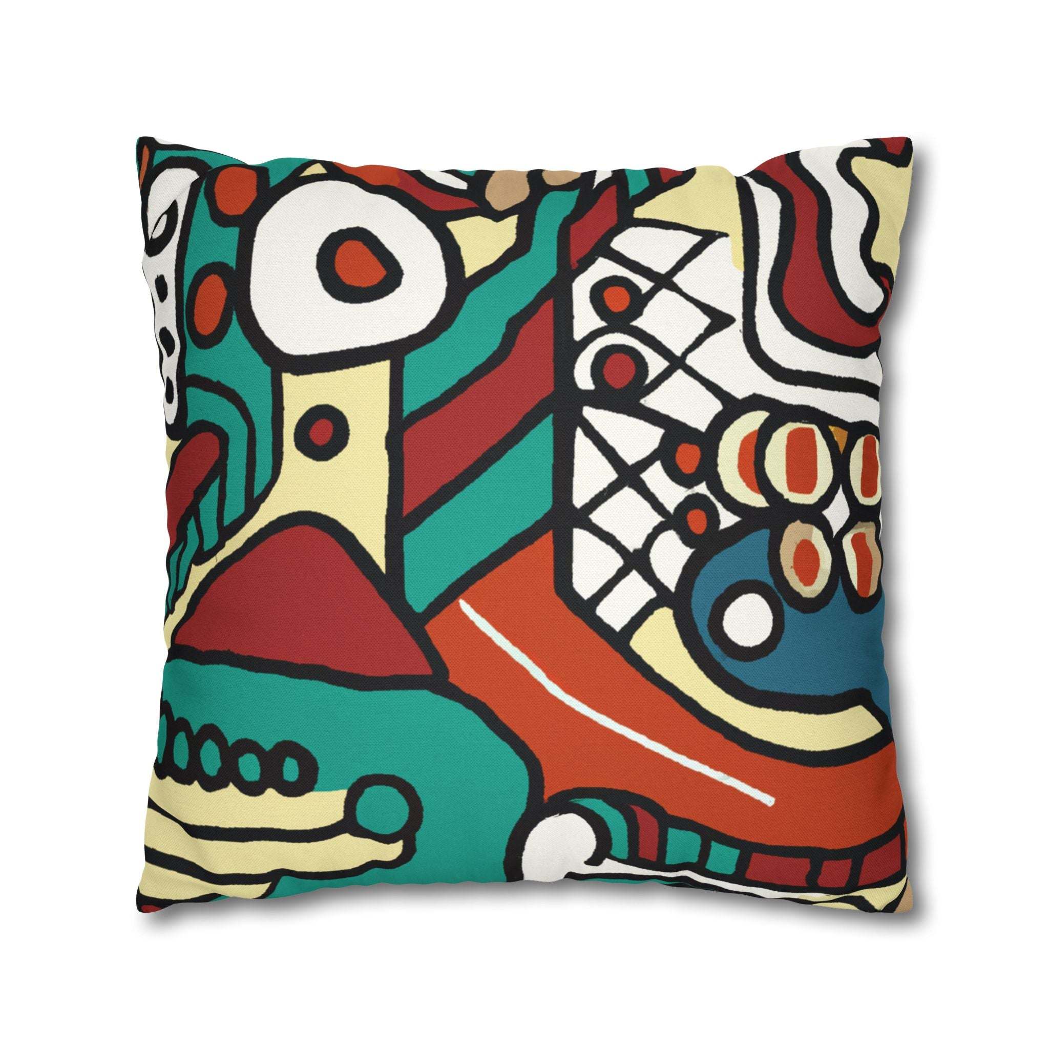 Pan-African Pride Geometric Pillow Case-Afroadorn 