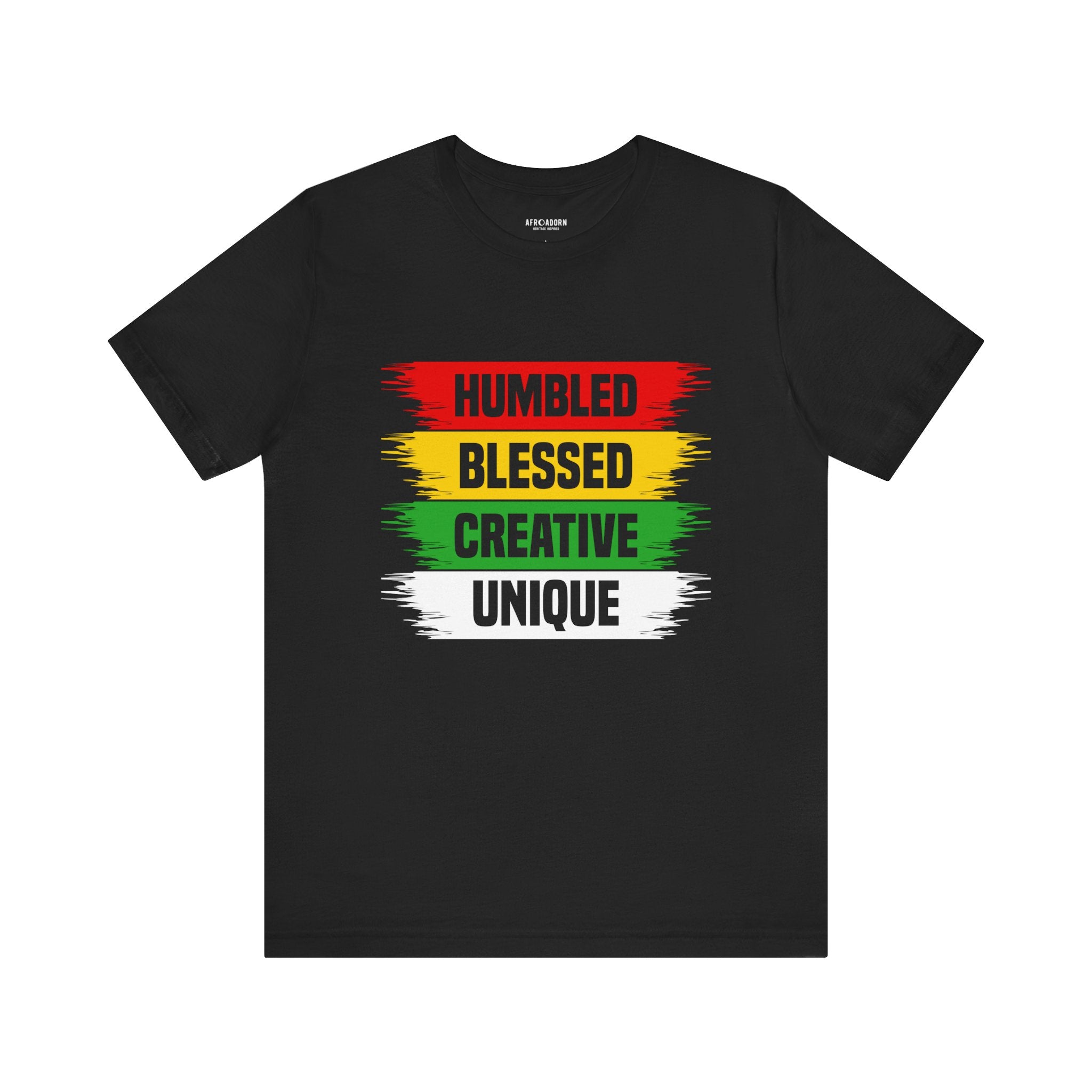 Humbled Blessed Creative Unique Pan-African T-Shirt-Afroadorn 