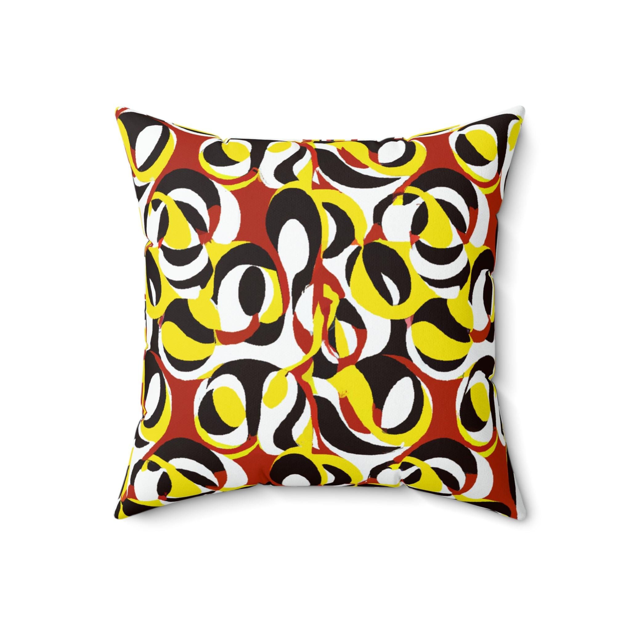 Unity Vibes Afrocentric Throw Pillow-Afroadorn 