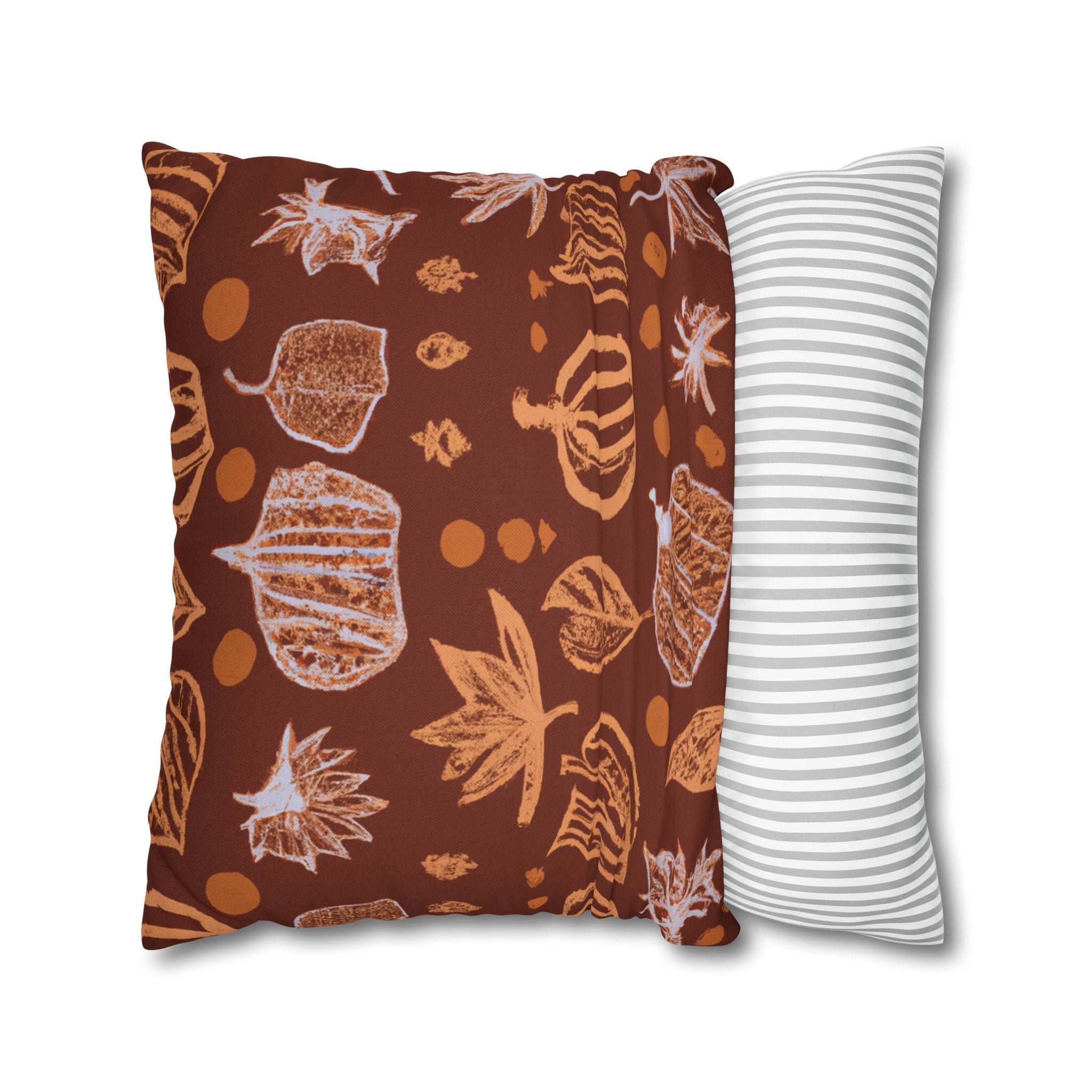 Earthy Afrocentric Botanical Pillow Case-Afroadorn 