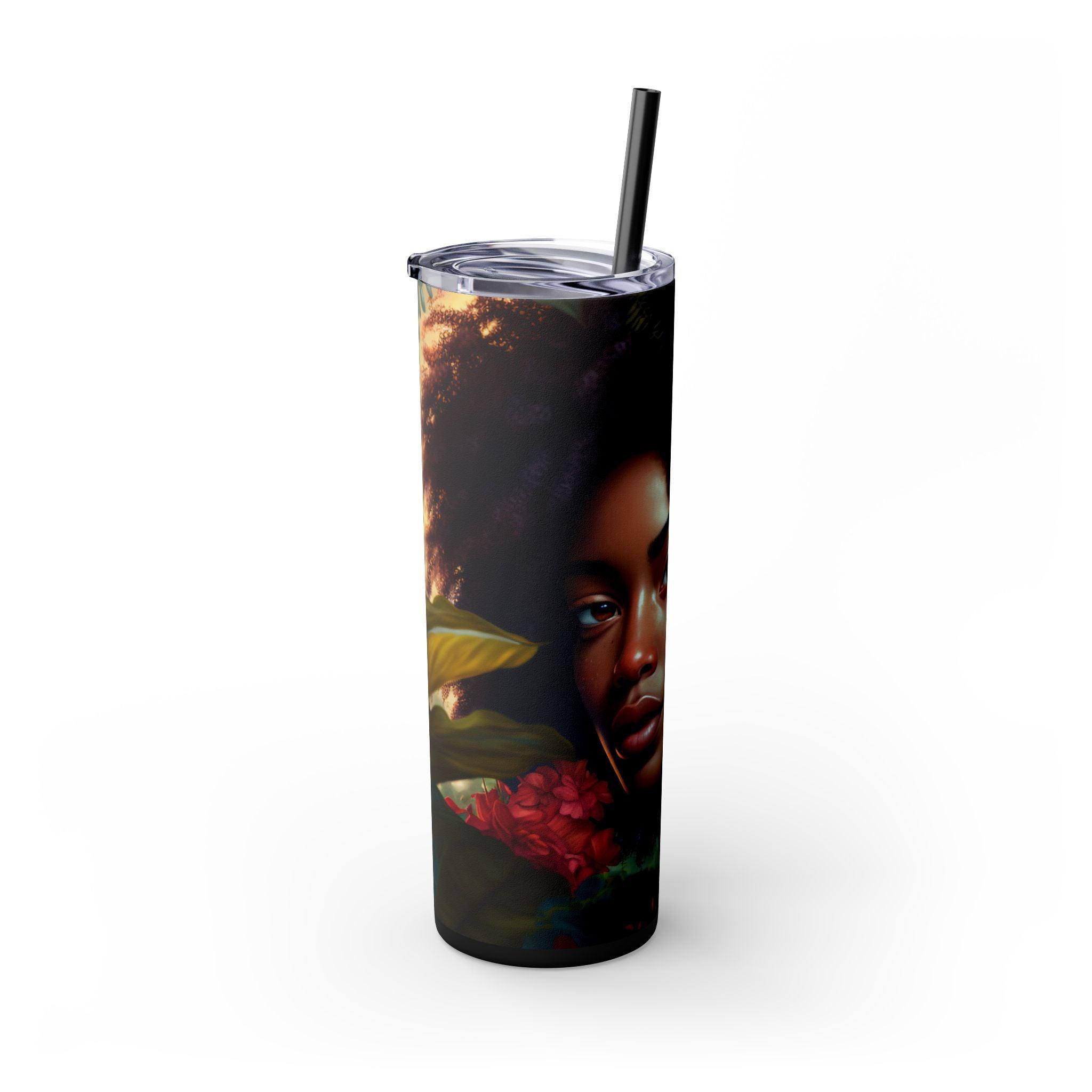 African Essence 20oz Skinny Tumbler-Afroadorn 