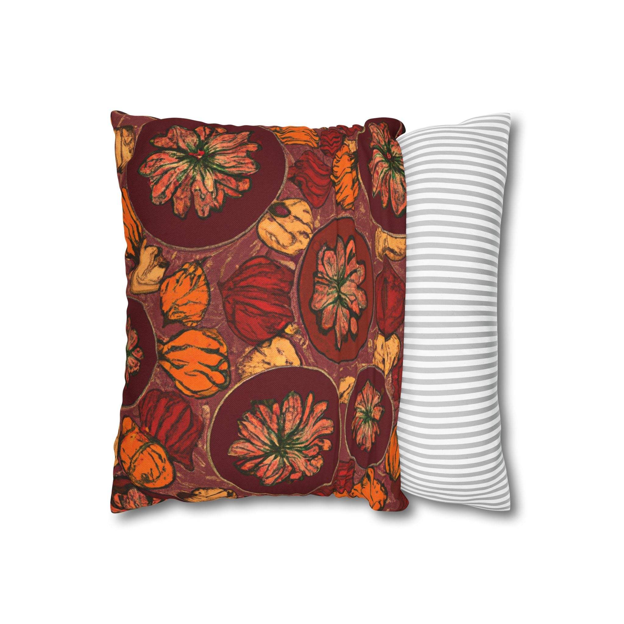 Earthy Vibes African Print Throw Pillow Case-Afroadorn 