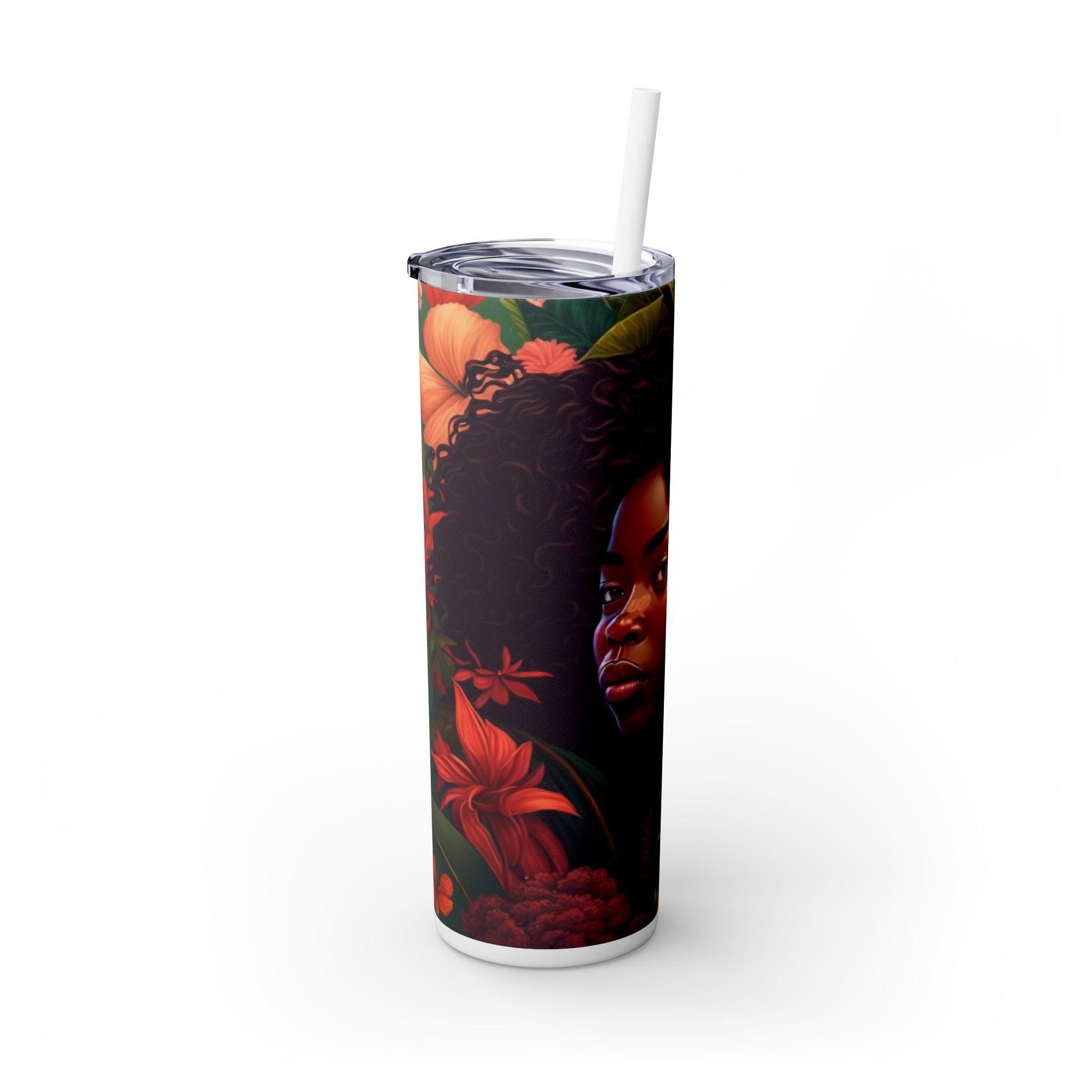 Empowered Beauty 20oz African Heritage Tumbler-Afroadorn 