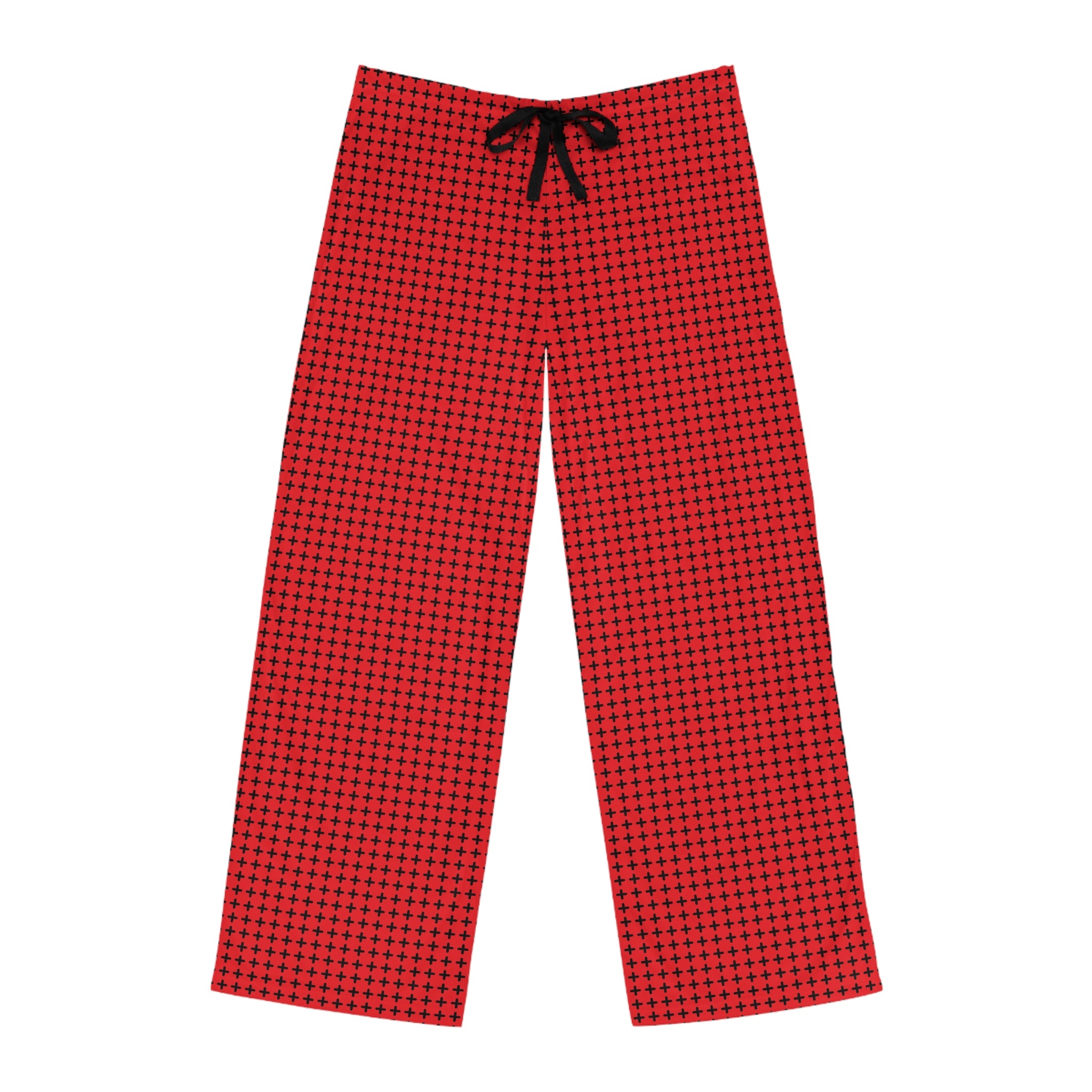 Strength & Unity All Over Print Pajama Pants (Red)-Afroadorn 