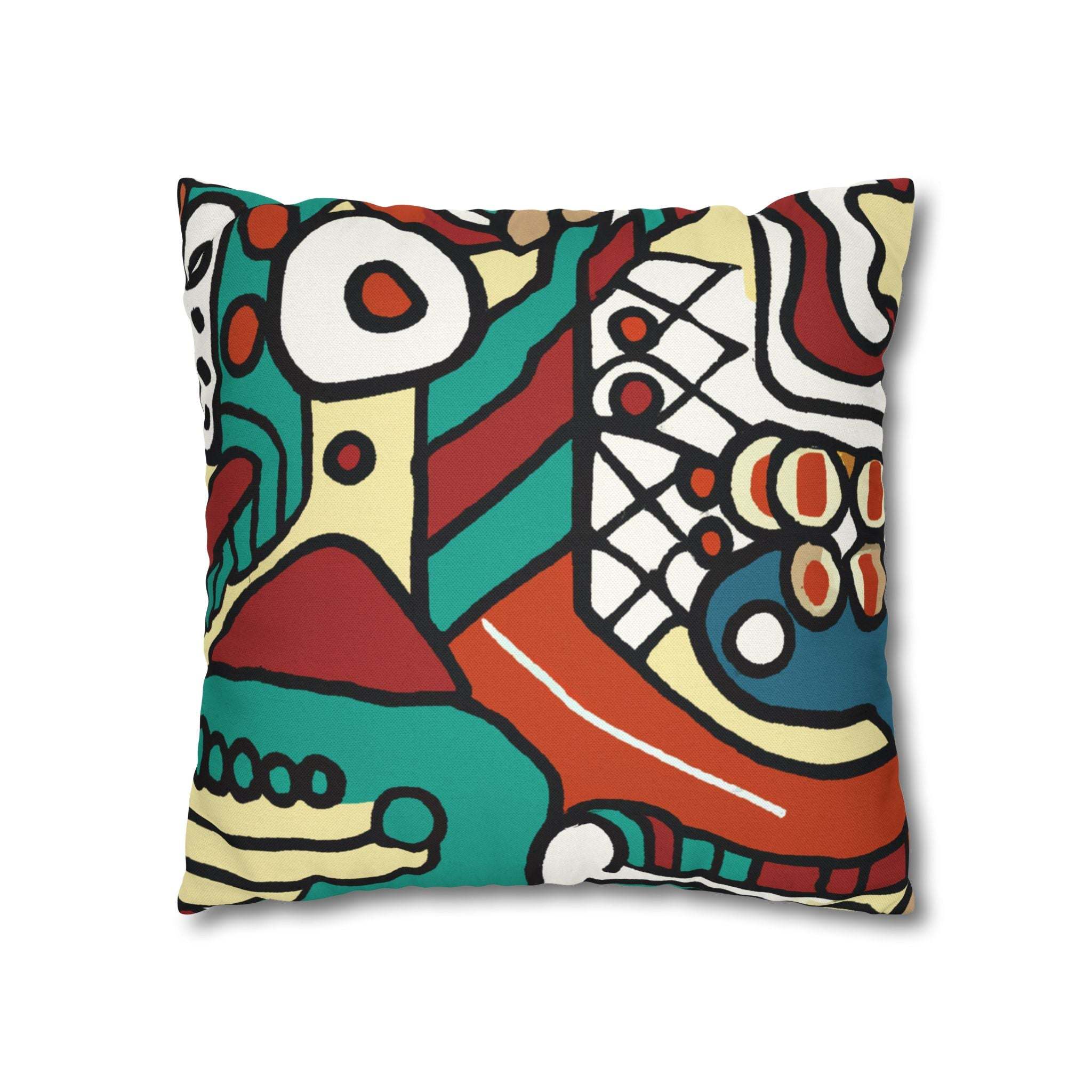 Pan-African Pride Geometric Pillow Case-Afroadorn 