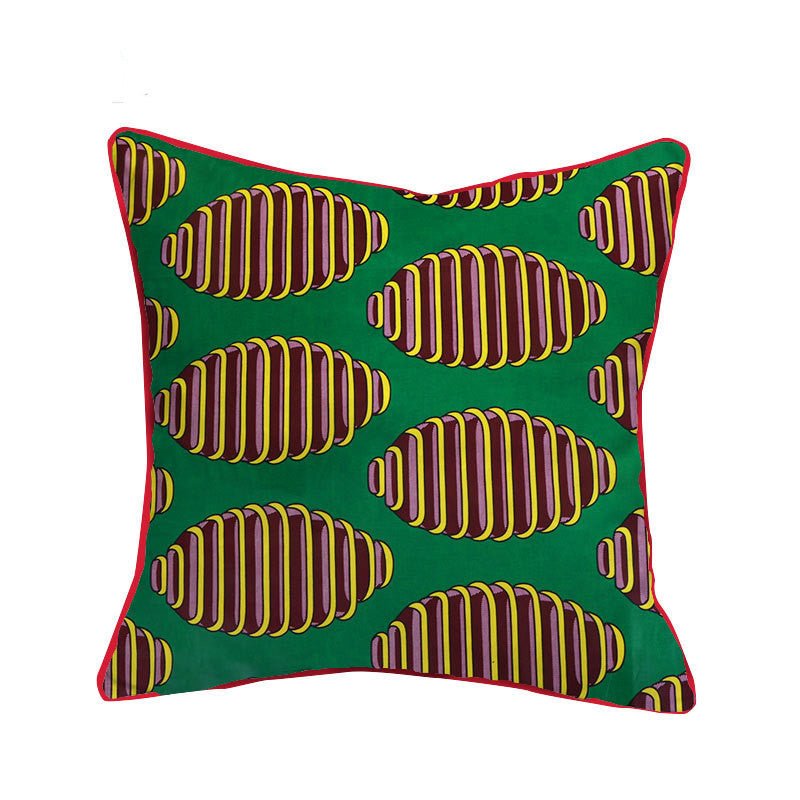 Vibrant Heritage Batik Pillow Case-Afroadorn 