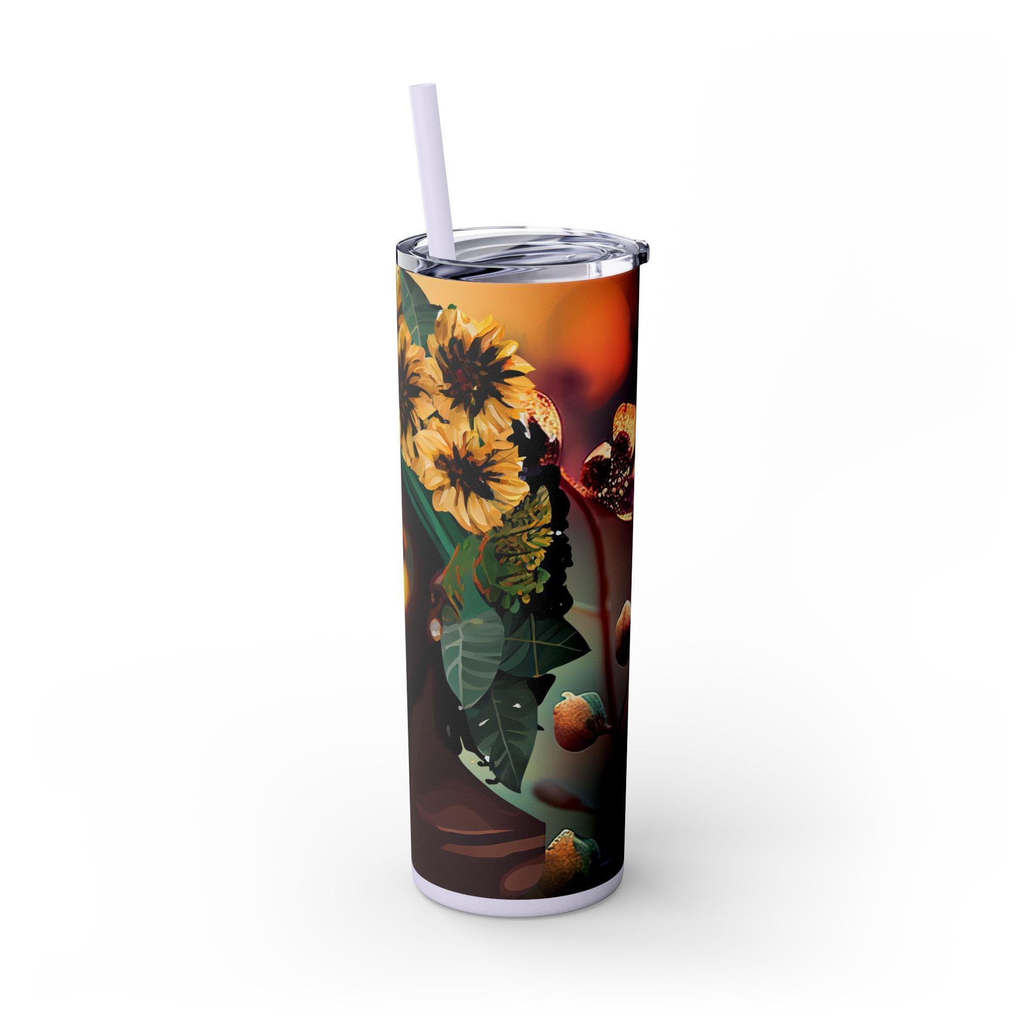 Earthy Afro Beauty 20oz Tumbler-Afroadorn 