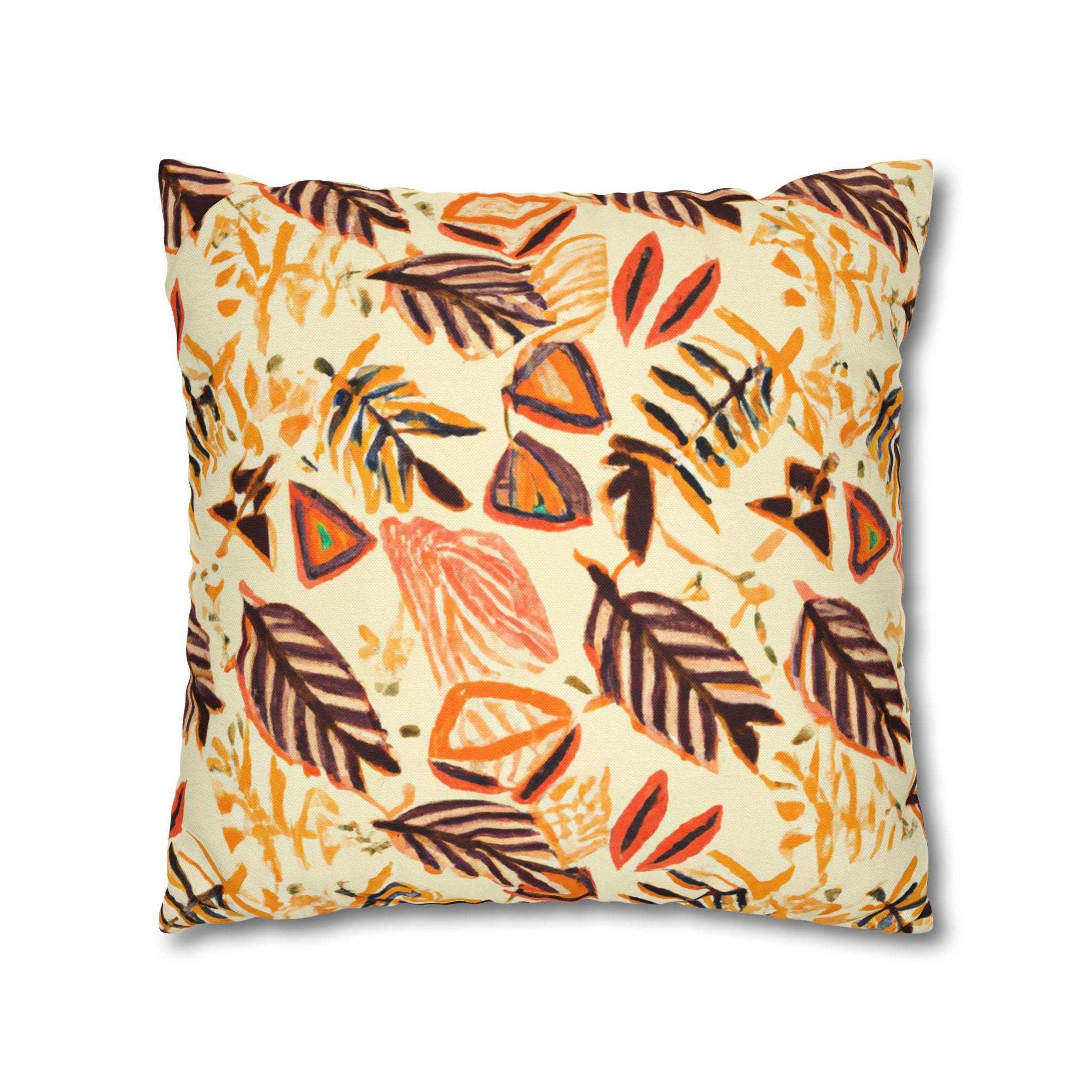 Earthy Vibes: African-Inspired Baobab Throw Pillow Cover-Afroadorn 