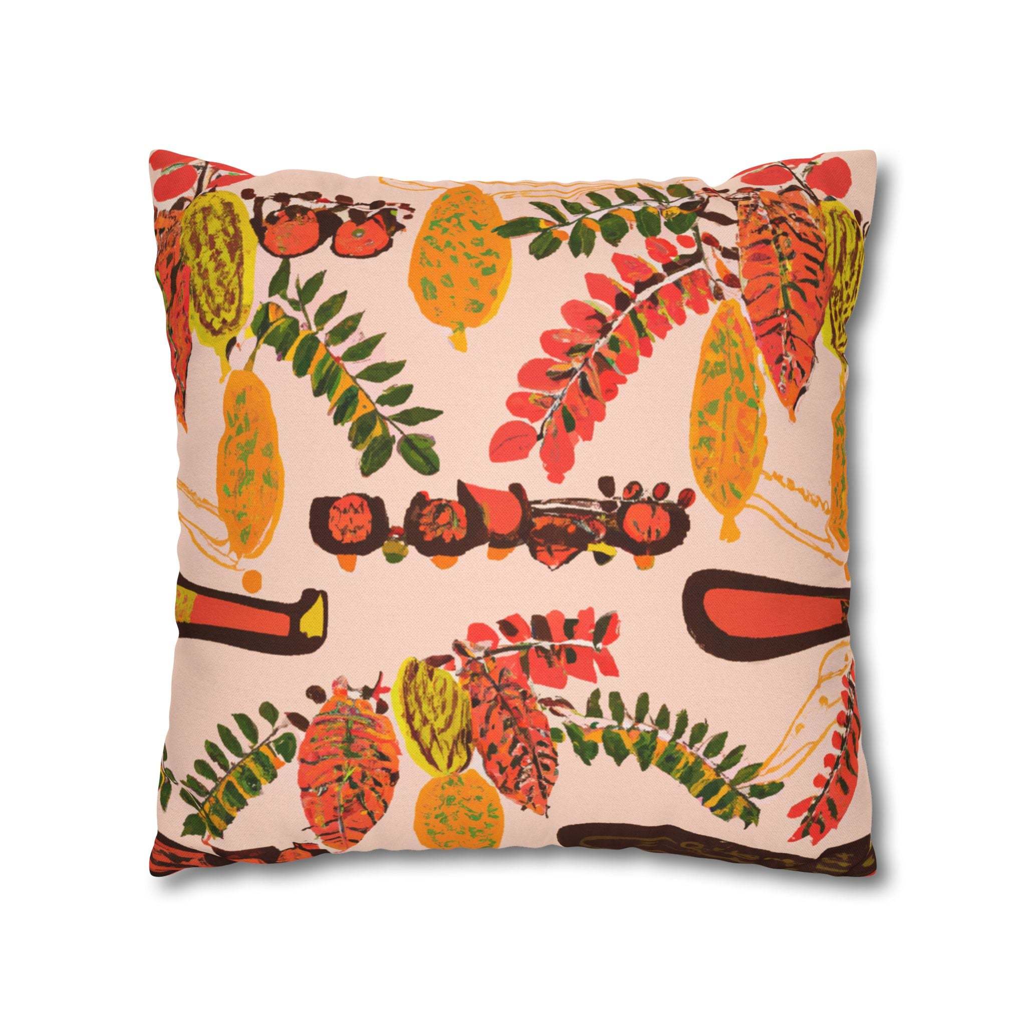 AfroVibrance Botanical Pillow Case-Afroadorn 