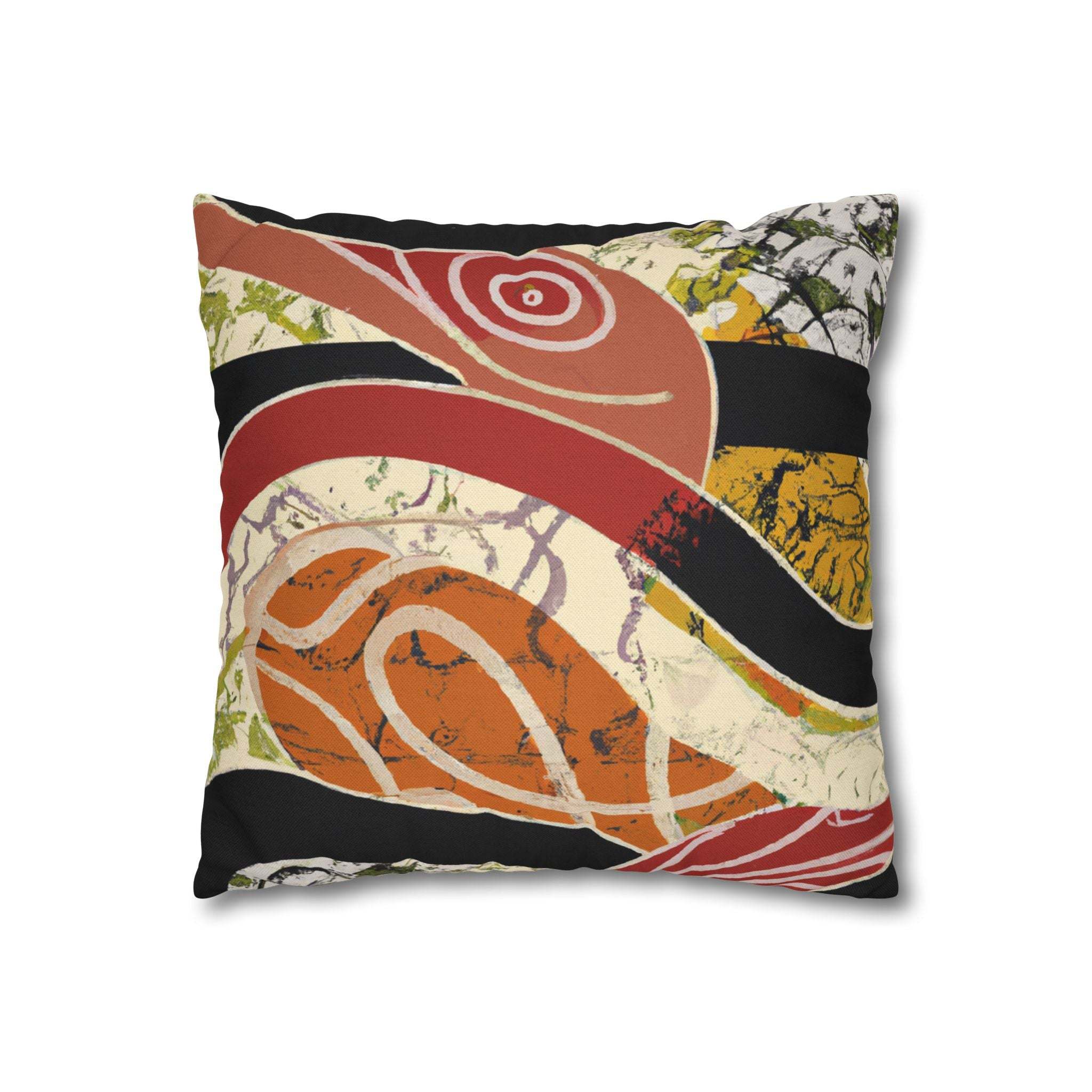 Earthy Harmony African-Inspired Pillow Case-Afroadorn 