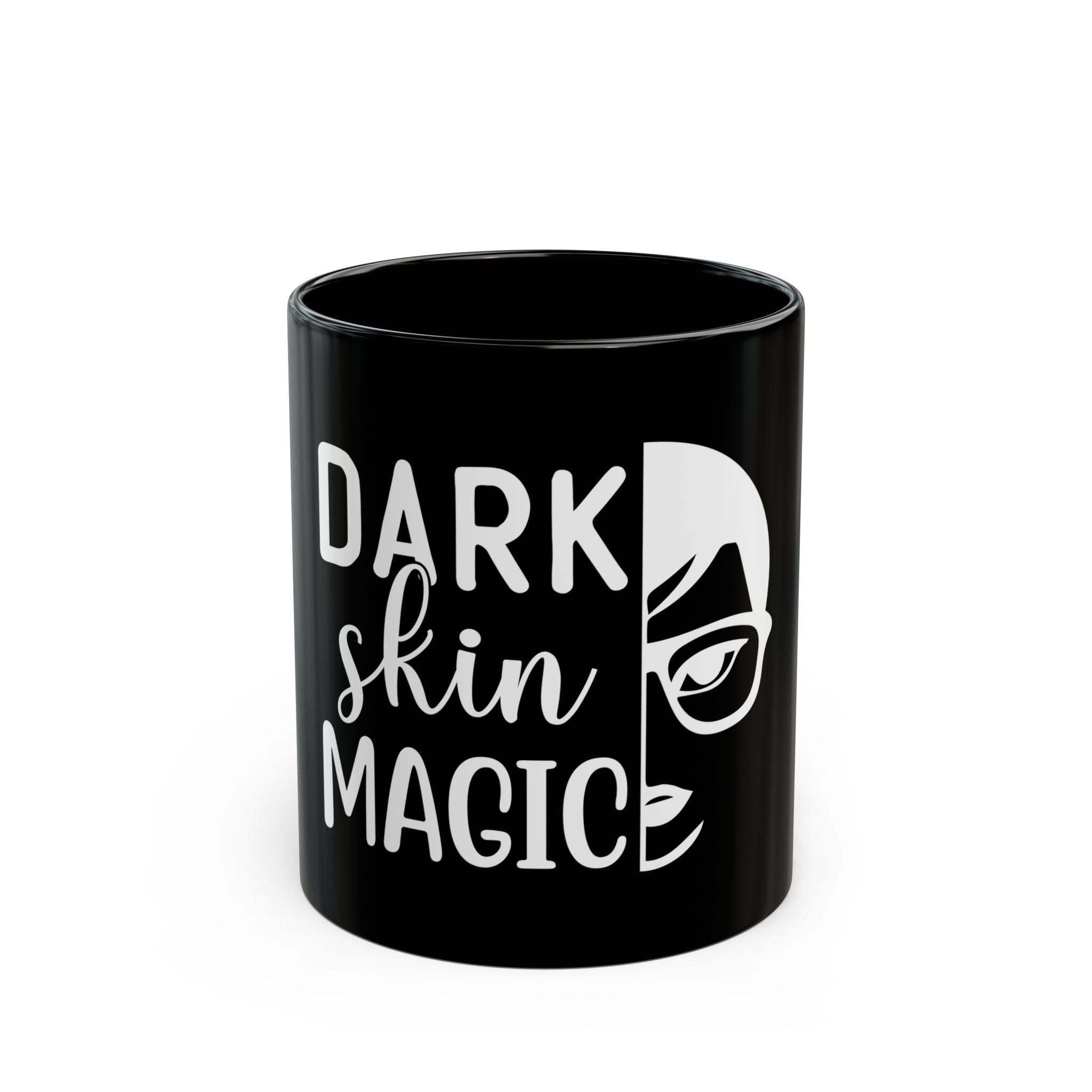 Dark Skin Magic Affirmation Mug-Afroadorn 