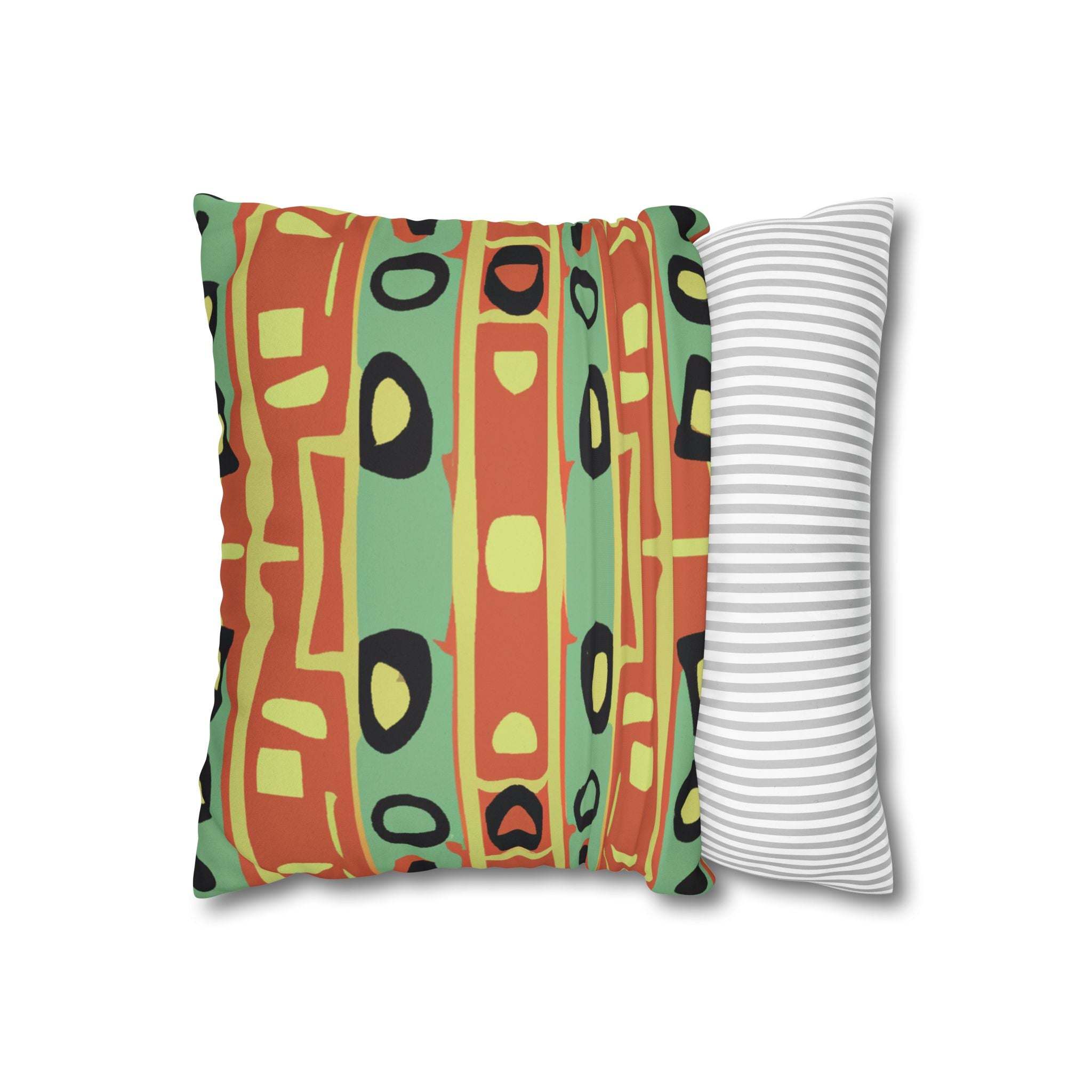 Earthy Harmony Pillow Case - African Inspired Design-Afroadorn 