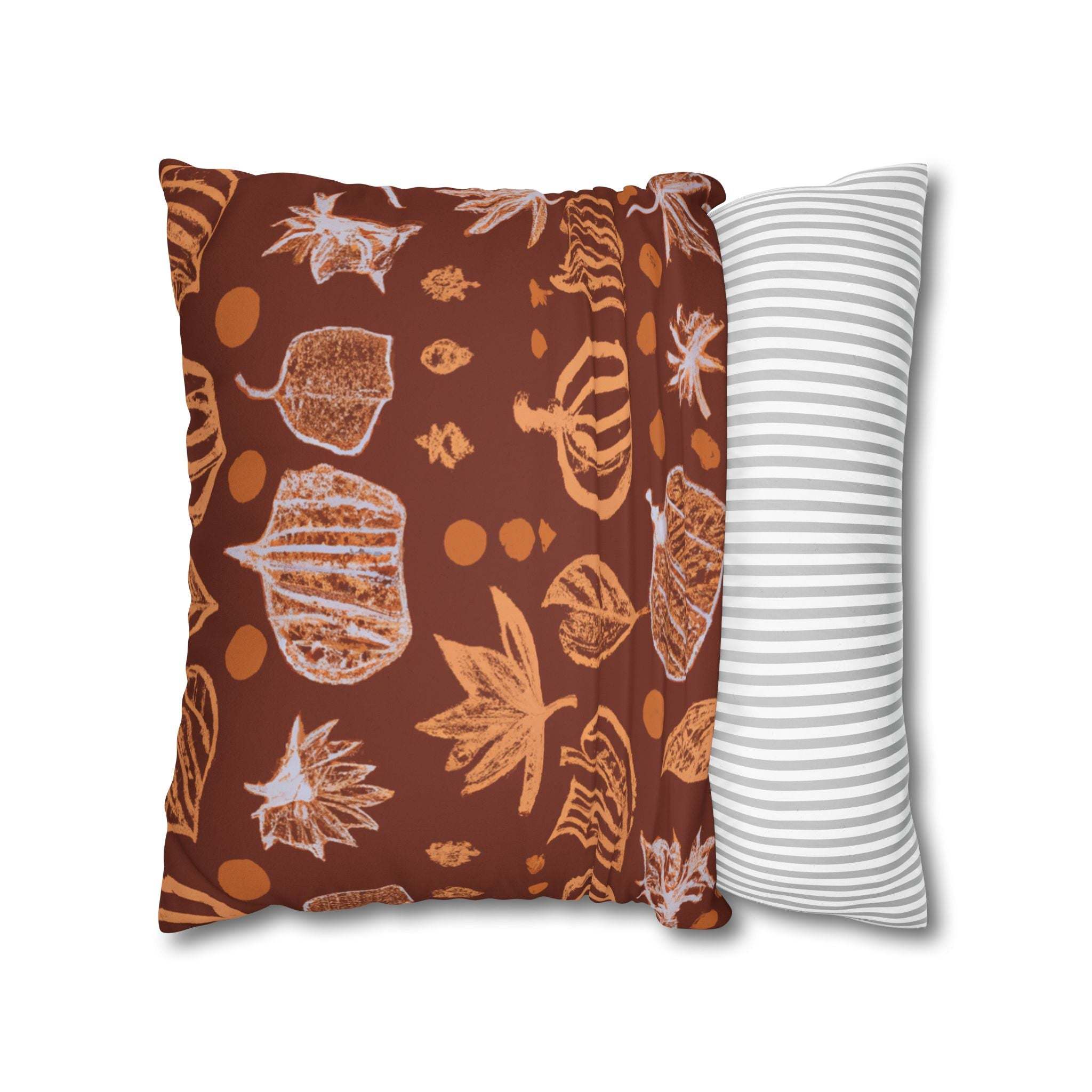 Earthy Afrique: Premium Suede Tribal Throw Pillow Cover-Afroadorn 