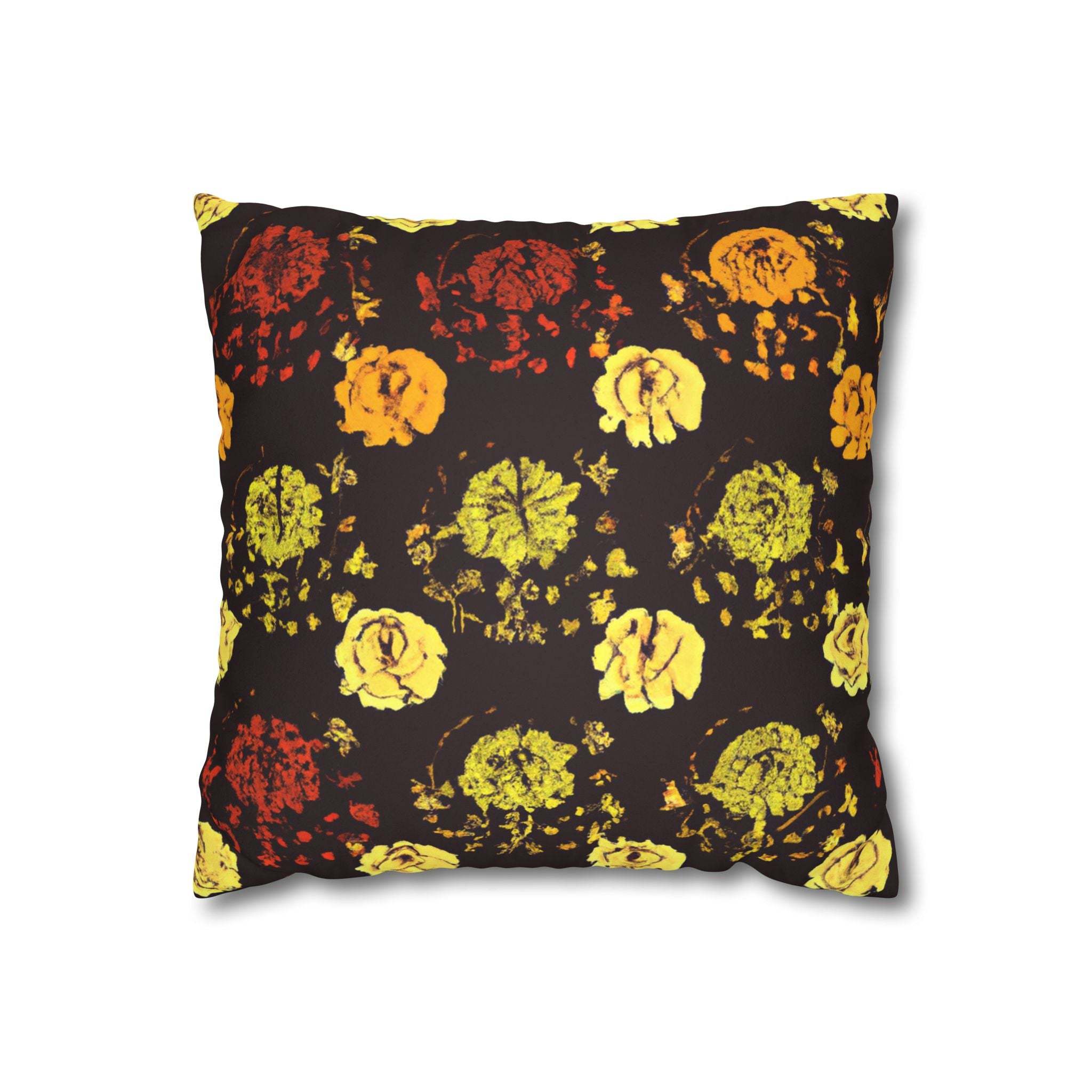 Vibrant Visions: Premium Suede Tribal Print Pillow Case-Afroadorn 