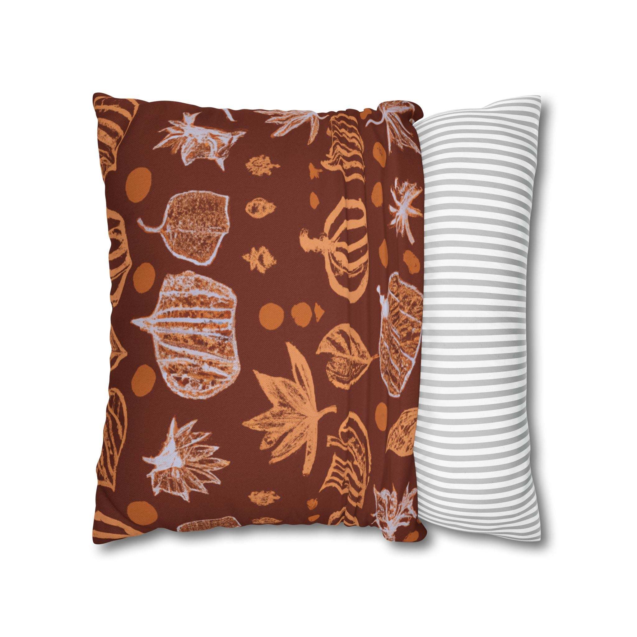 Earthy Afrocentric Botanical Pillow Case-Afroadorn 