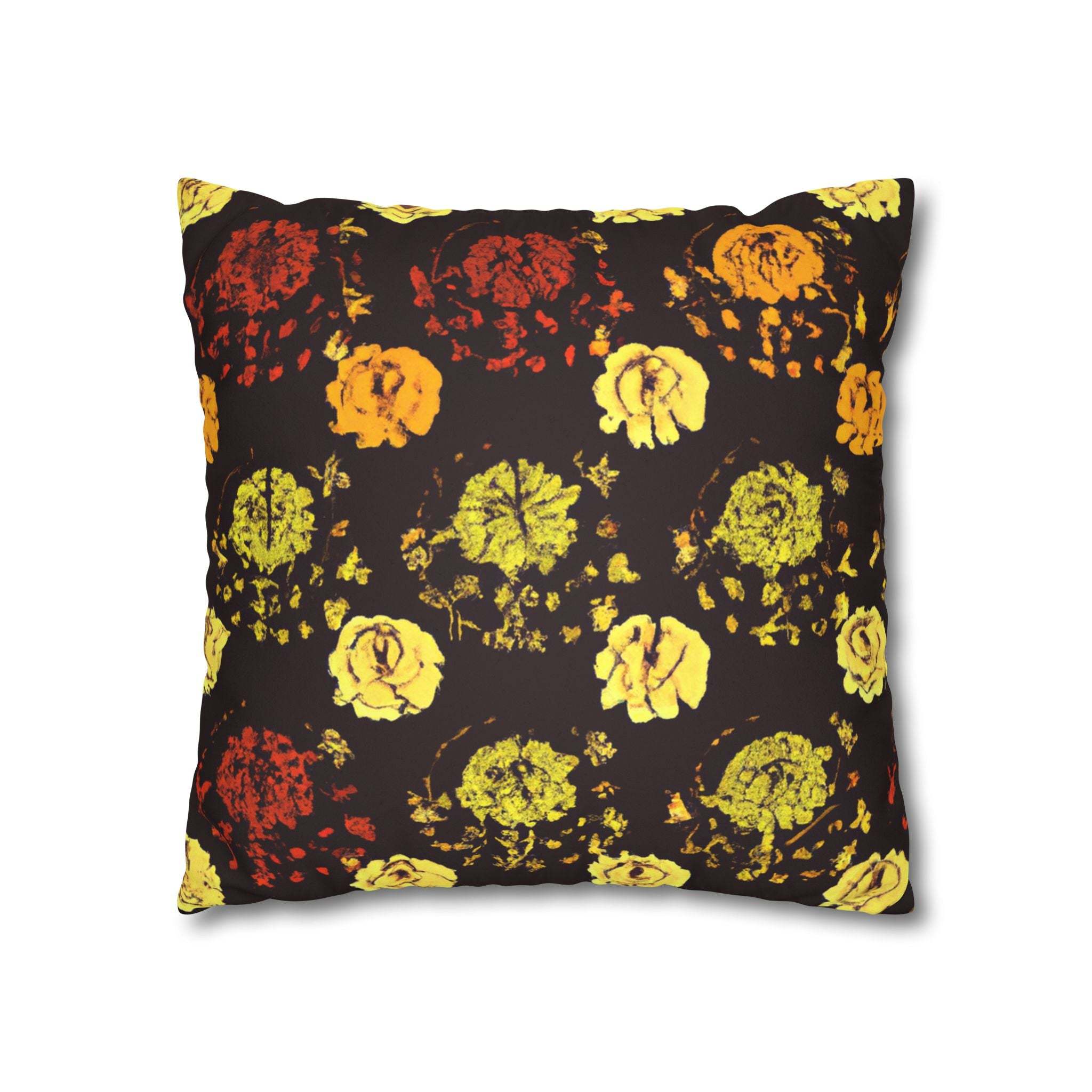 Vibrant Visions: Premium Suede Tribal Print Pillow Case-Afroadorn 