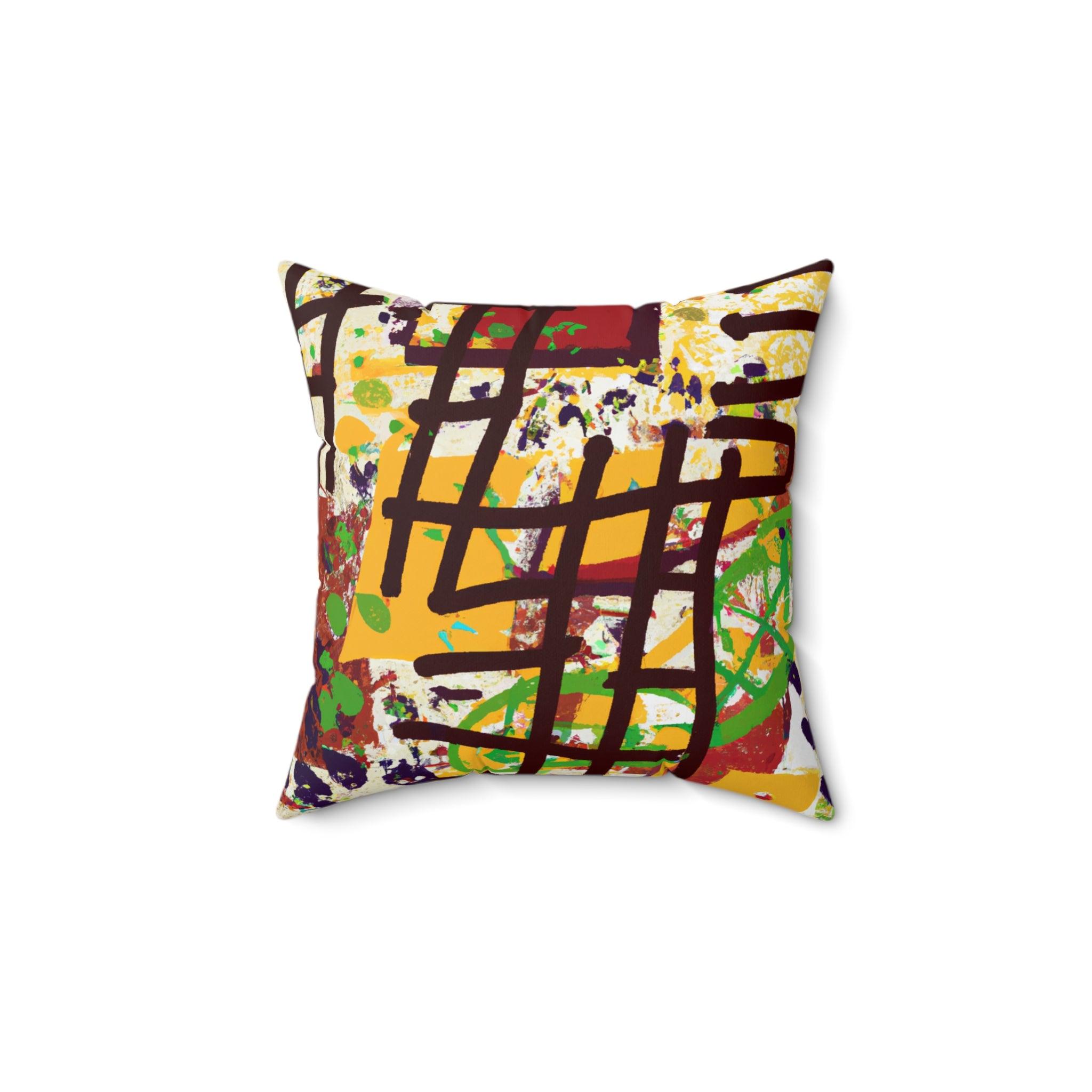 Vibrant Afro Roots Throw Pillow-Afroadorn 