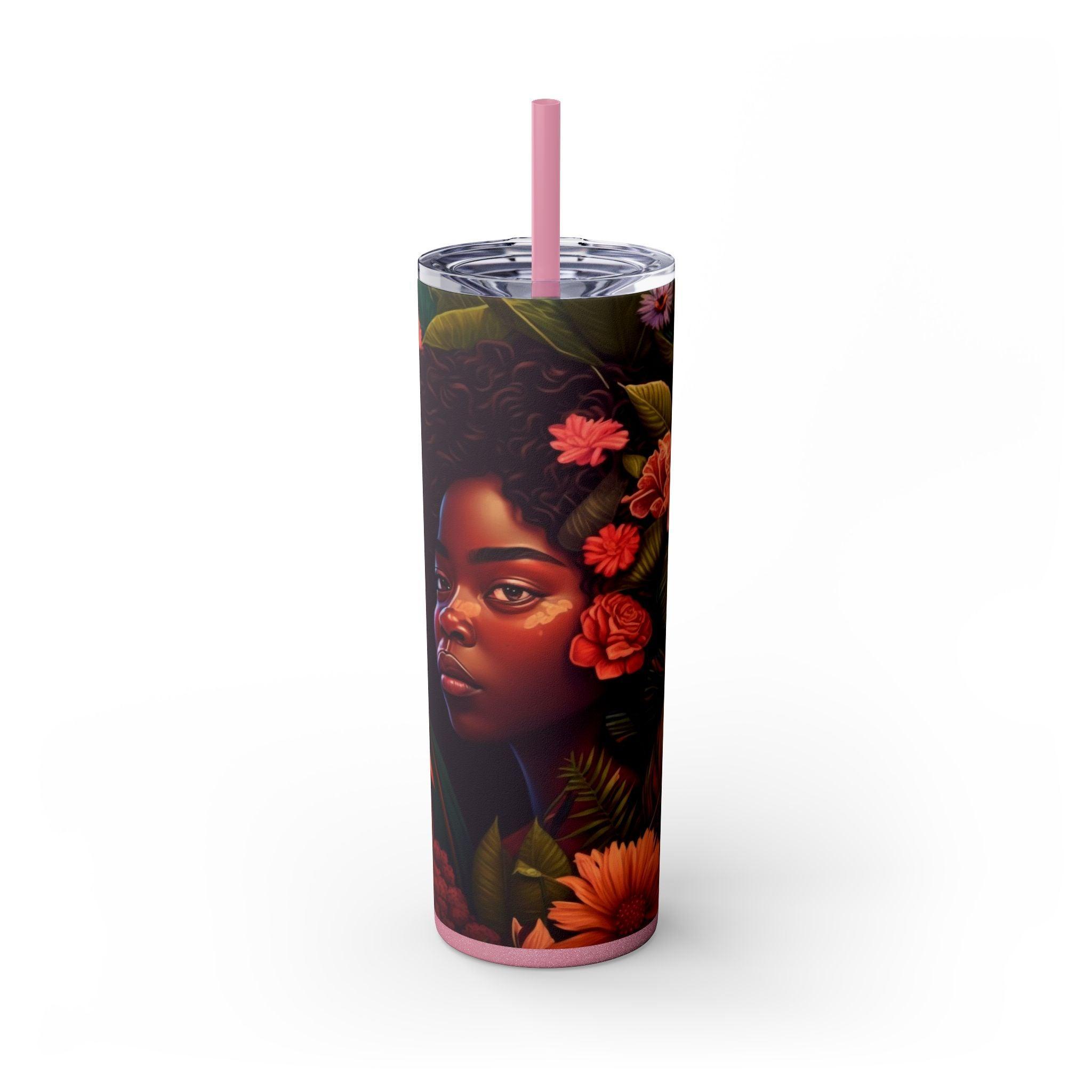 Empowered Beauty 20oz African Heritage Tumbler-Afroadorn 