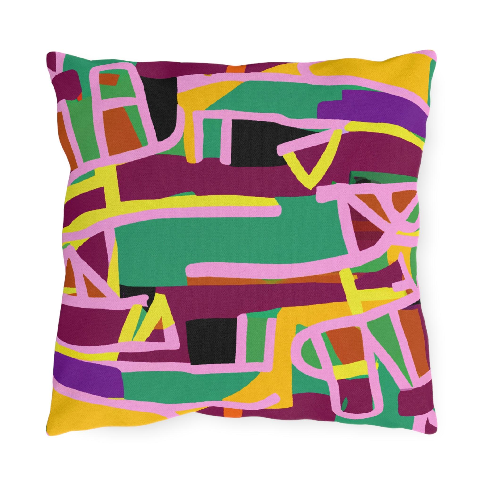 Kovango- African Inspired Outdoor Accent Pillow-Afroadorn 