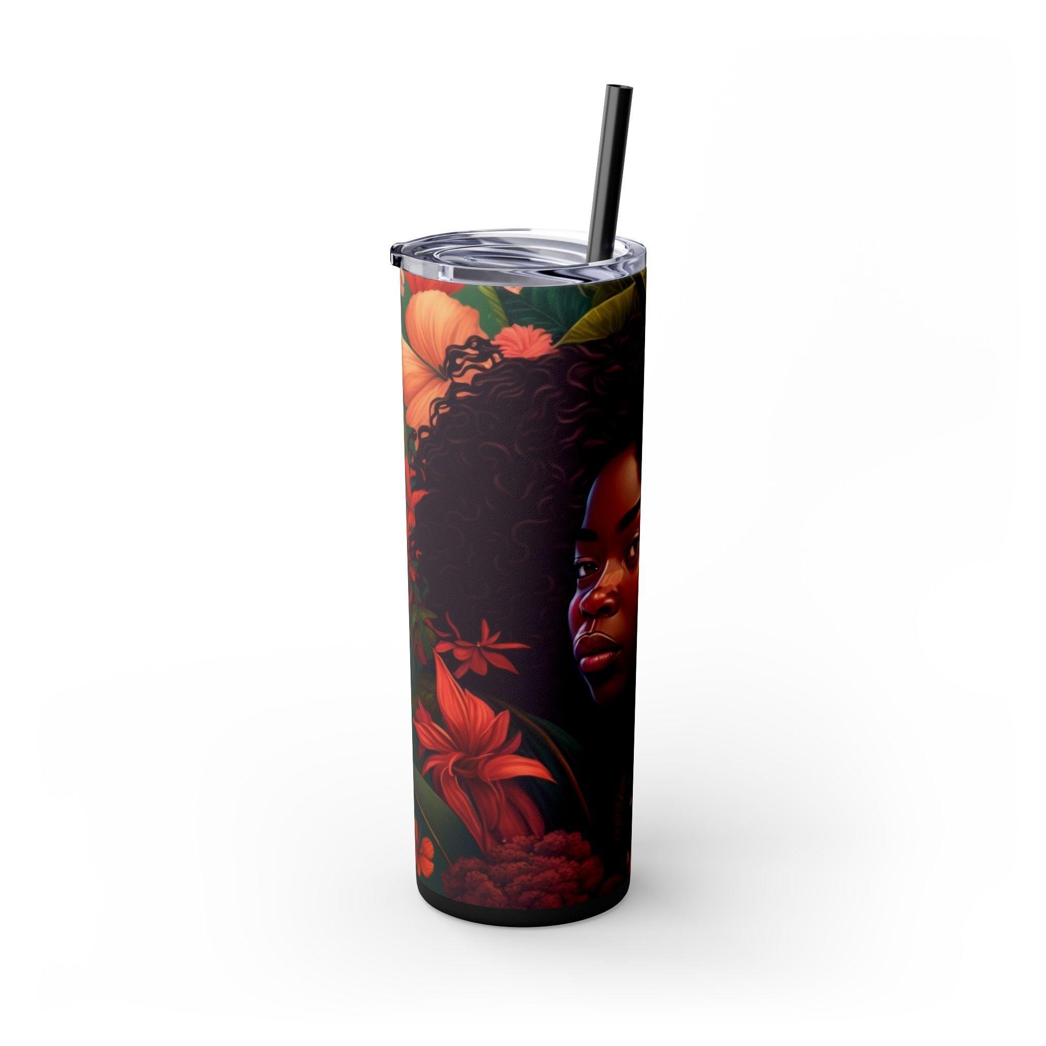 Empowered Beauty 20oz African Heritage Tumbler-Afroadorn 