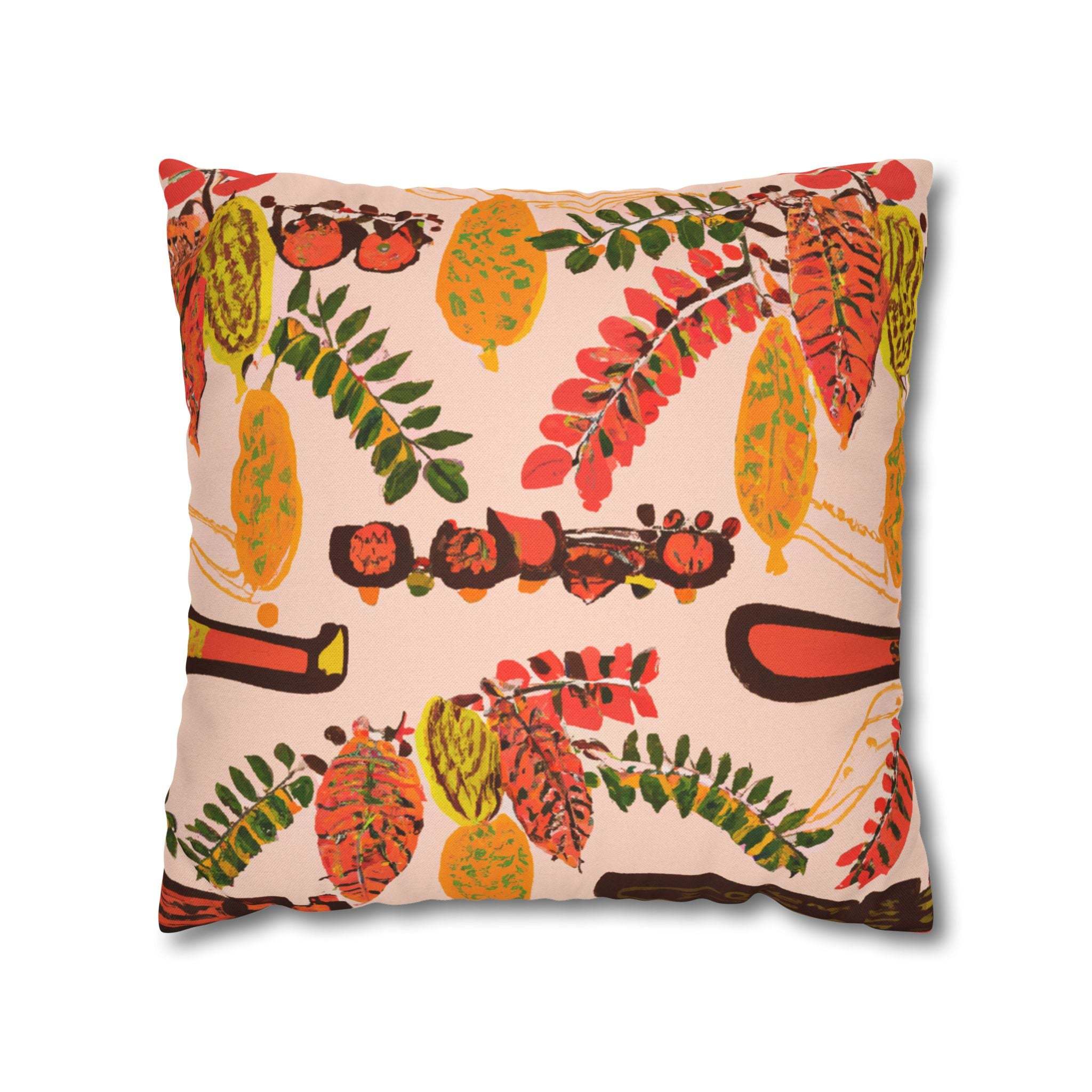 AfroVibrance Botanical Pillow Case-Afroadorn 