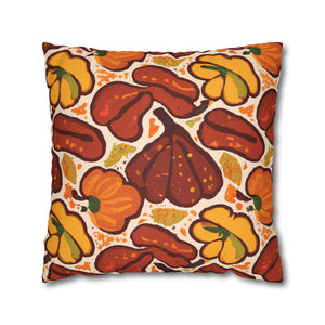 Autumn Baobab: Tribal Print Premium Suede Throw Pillow Cover-Afroadorn 