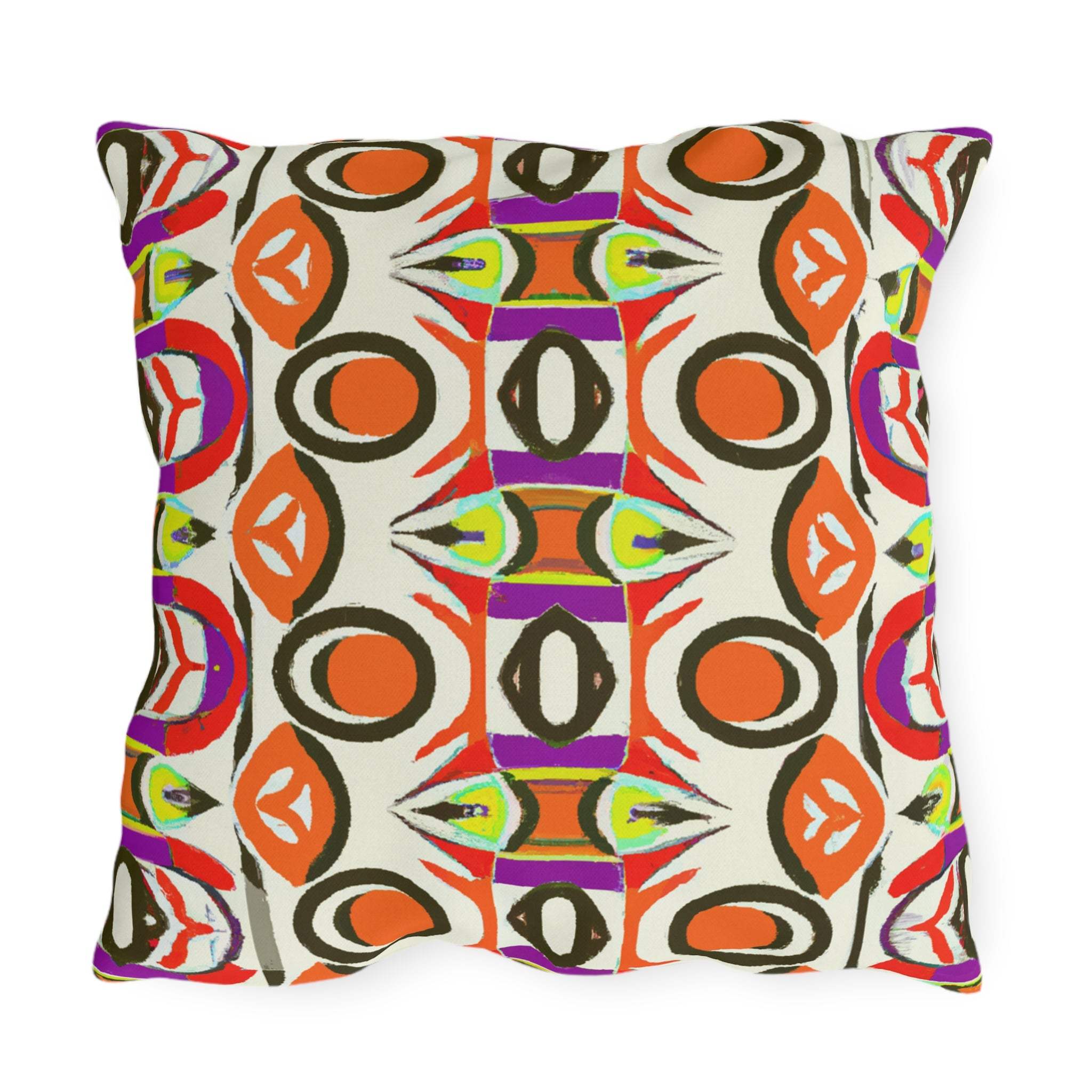 Zafari Oasis African Inspired Outdoor Throw Pillow-Afroadorn 