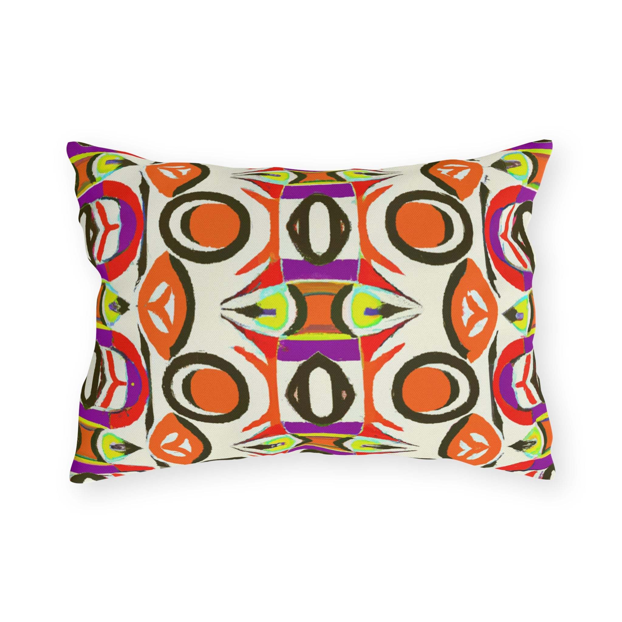 Zafari Oasis African Inspired Outdoor Throw Pillow-Afroadorn 