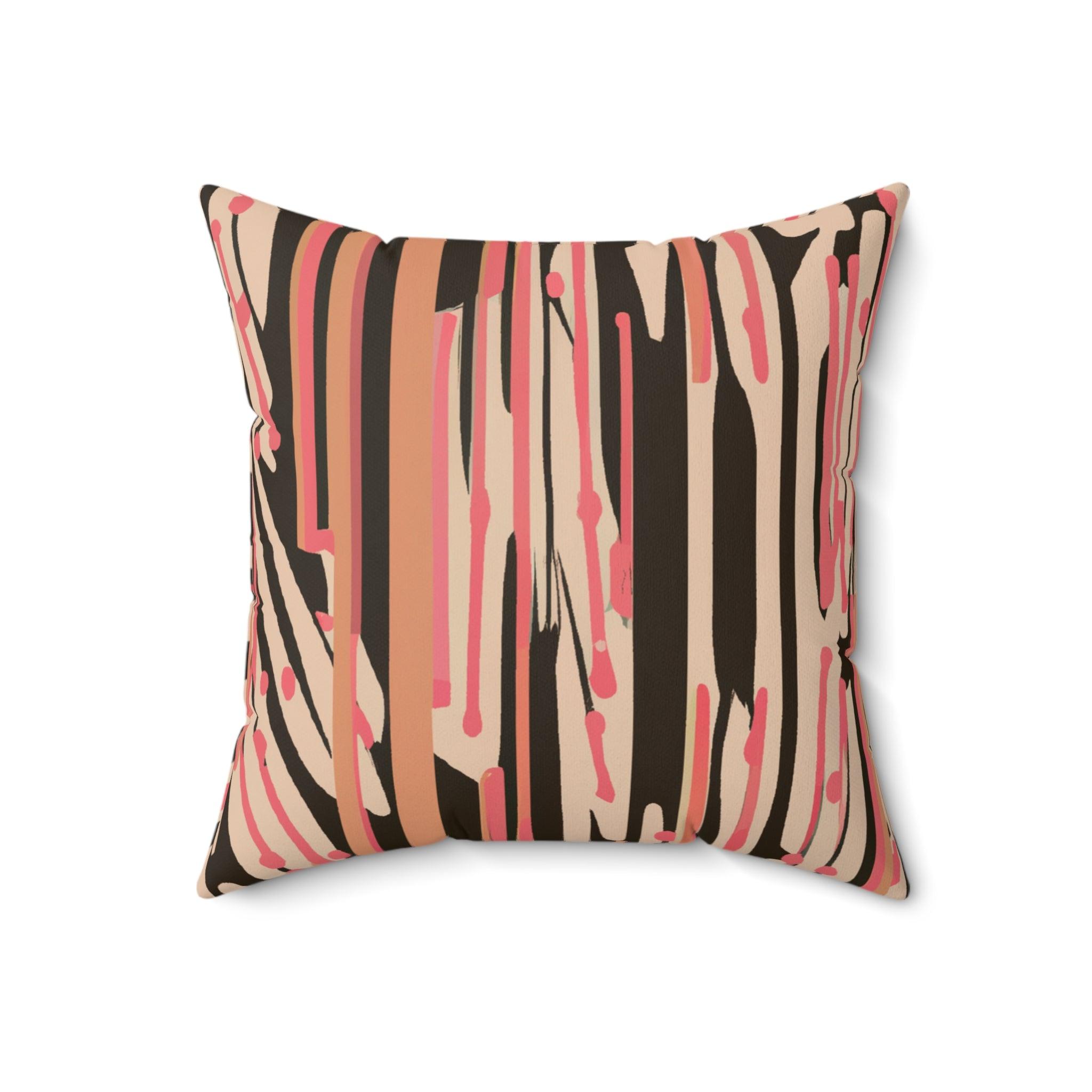 Vibrant Earth Tones AfroInspired Throw Pillow-Afroadorn 