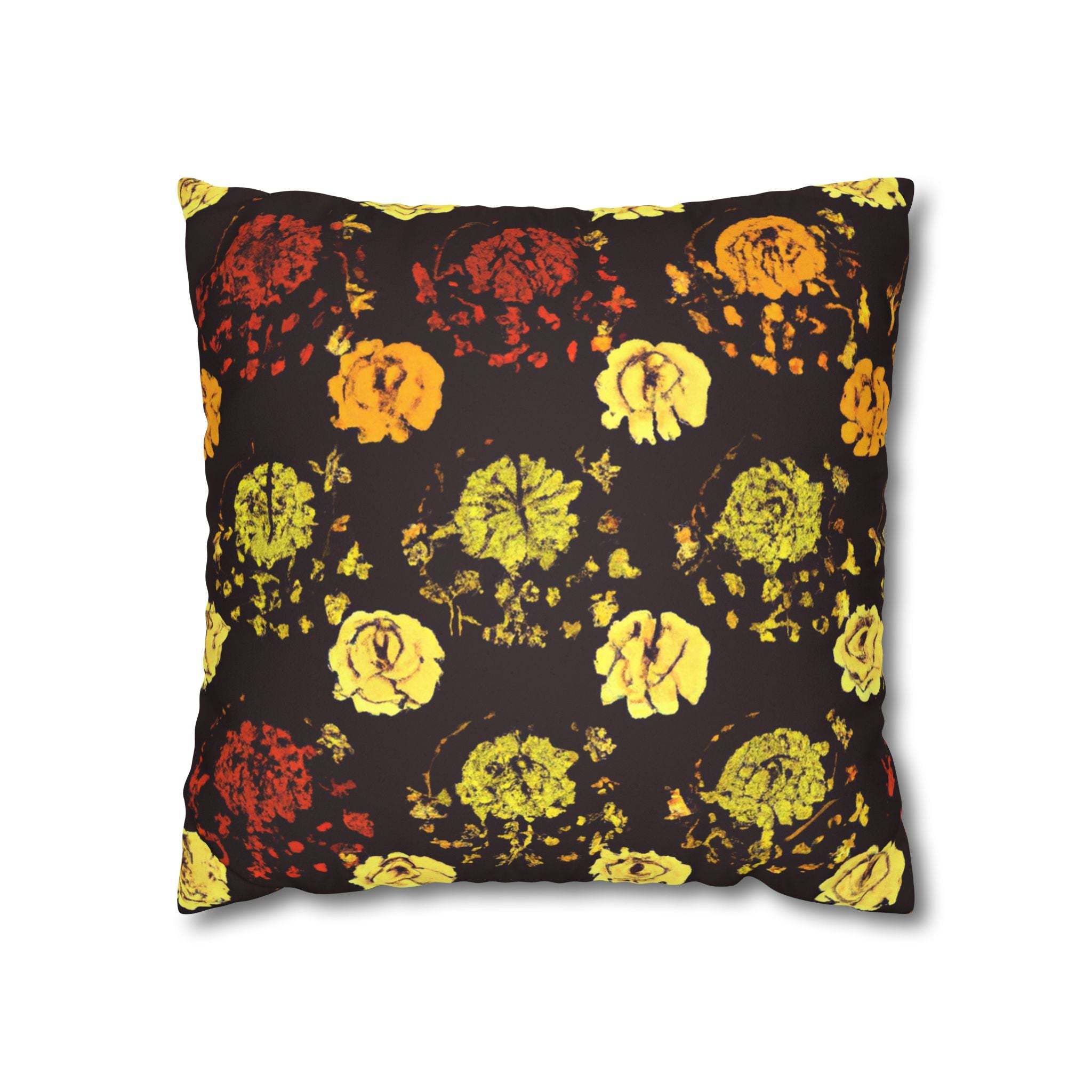 Vibrant Visions: Premium Suede Tribal Print Pillow Case-Afroadorn 