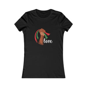 Black Love Women's T-Shirt-Afroadorn 