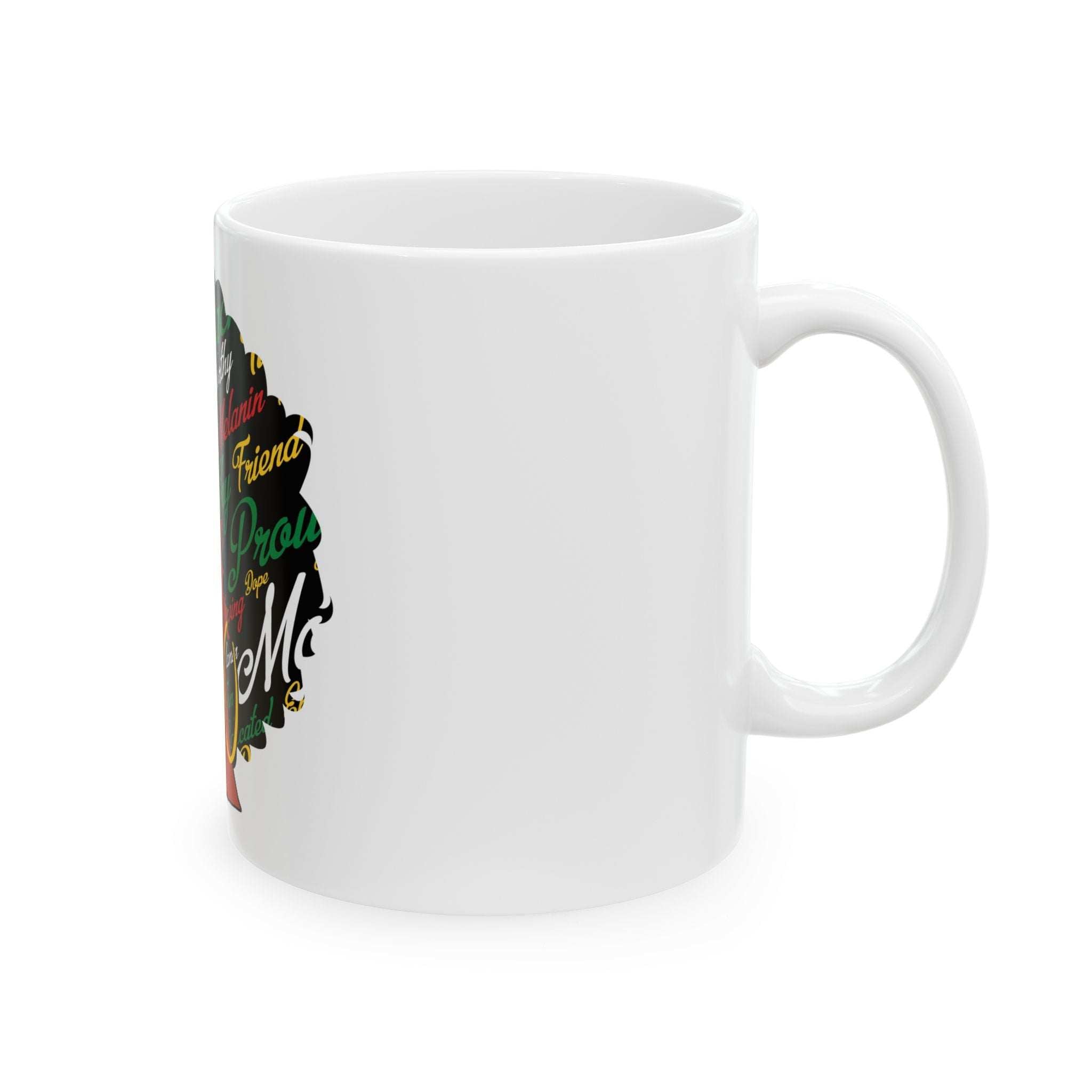 Empowered Melanin Queen 11oz Mug-Afroadorn 