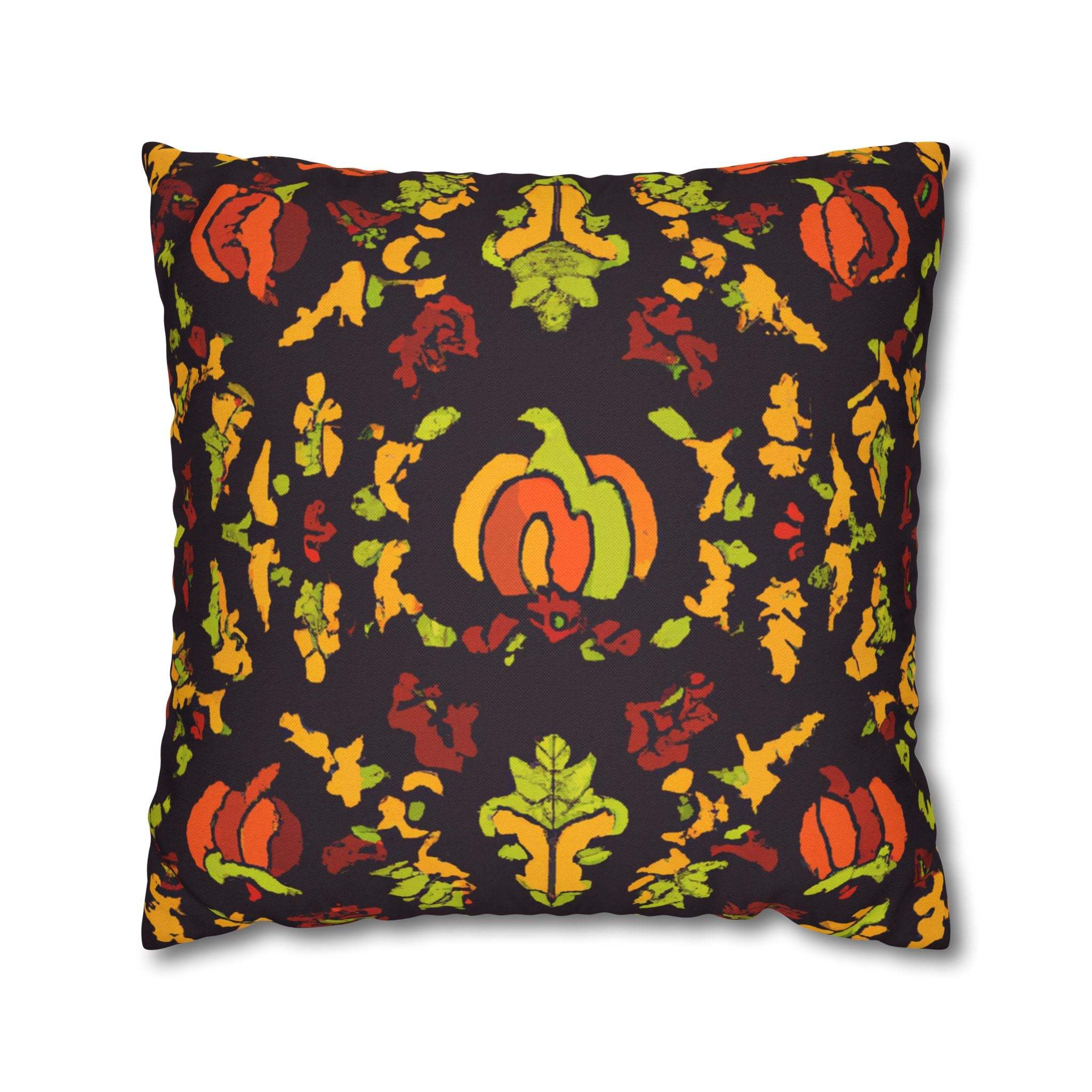 Vibrant Adinkra: Afrocentric Throw Pillow Case-Afroadorn 