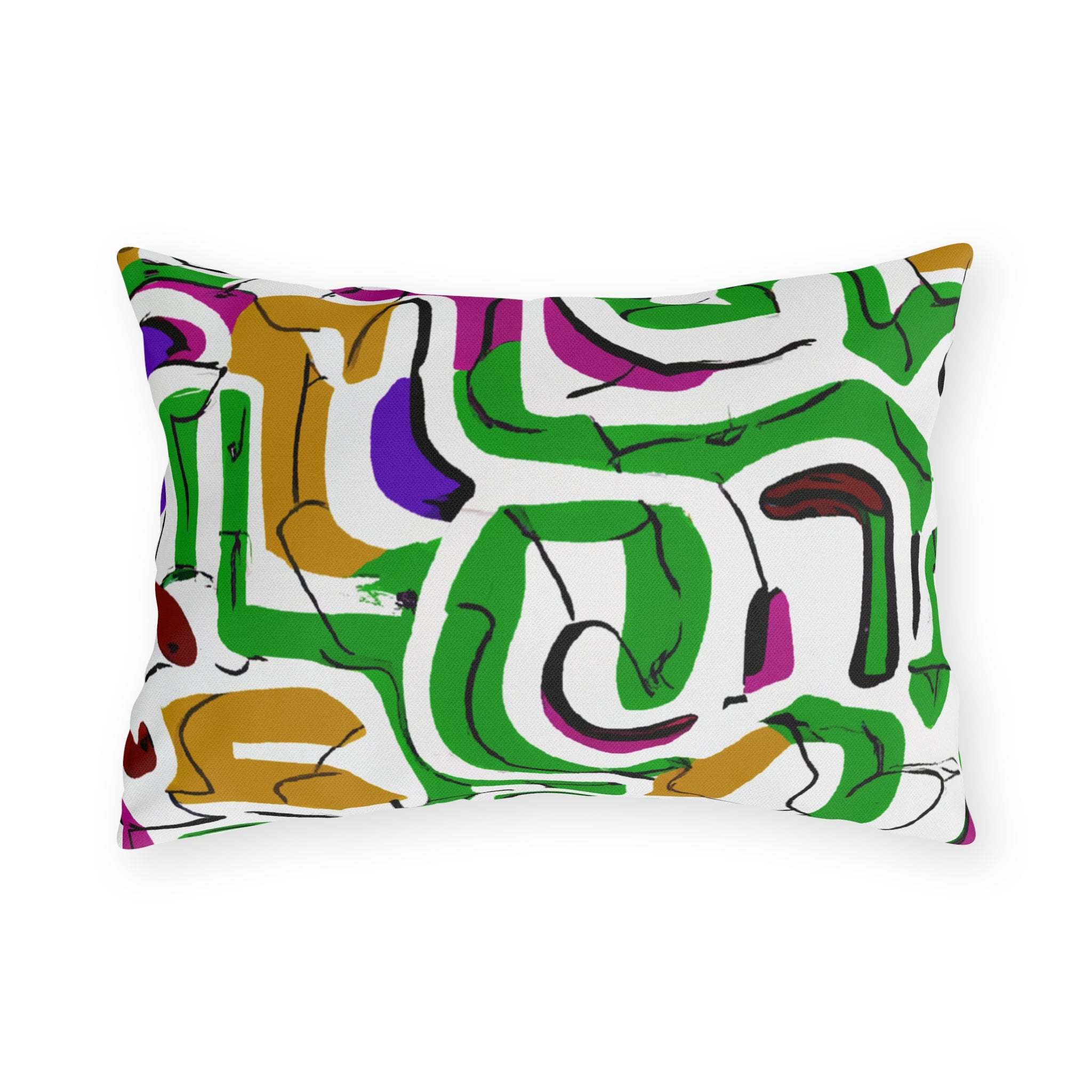 Unity in Colors Outdoor Throw Pillow-Afroadorn 