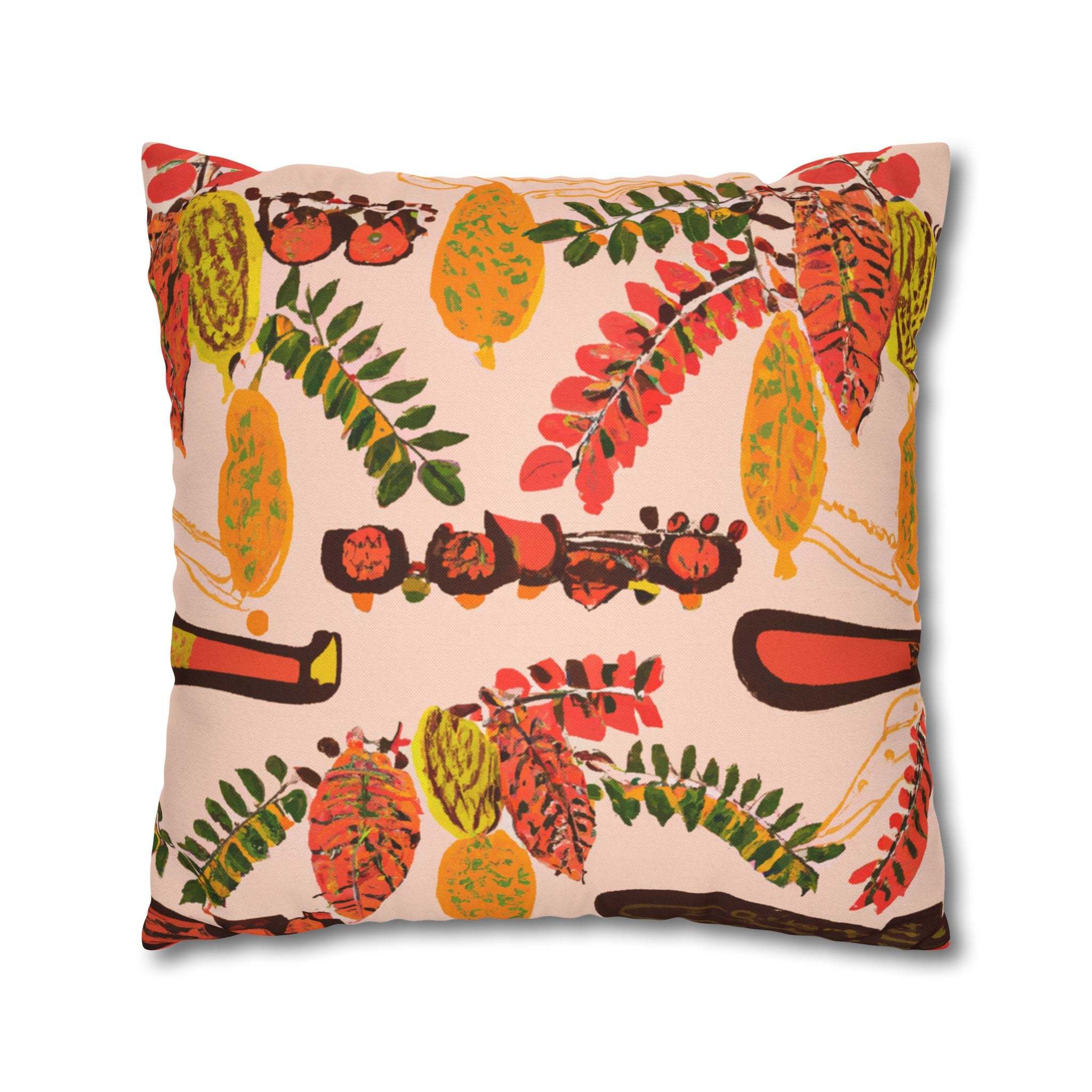 AfroVibrance Botanical Pillow Case-Afroadorn 