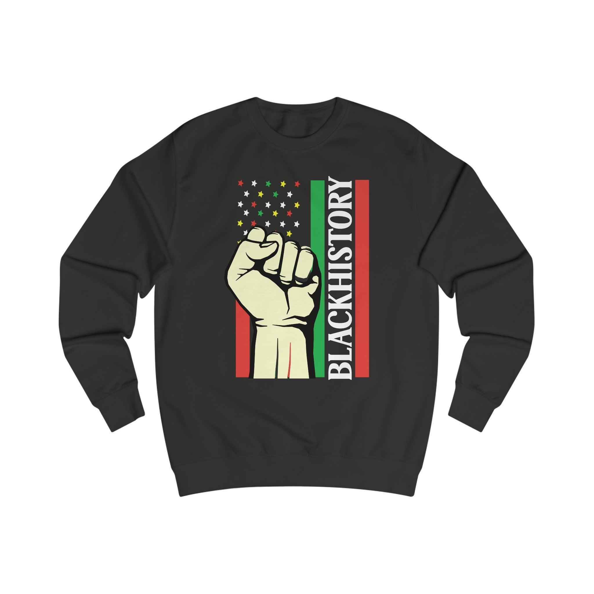 Black History Fist Sweatshirt - Afroadorn 