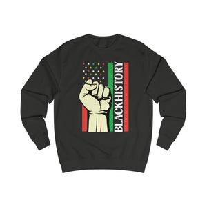 Black History Fist Sweatshirt-Afroadorn 