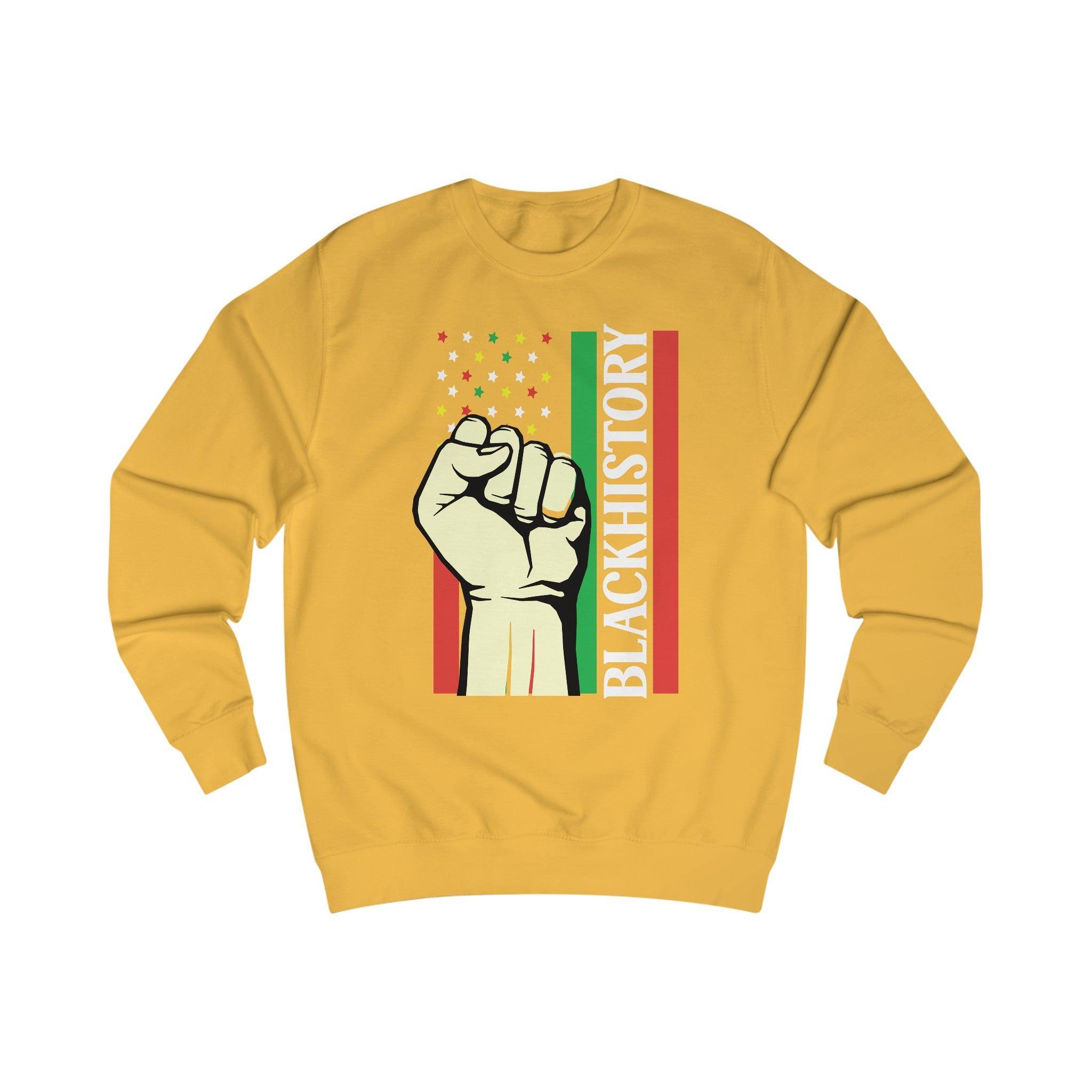 Black History Fist Sweatshirt - Afroadorn 