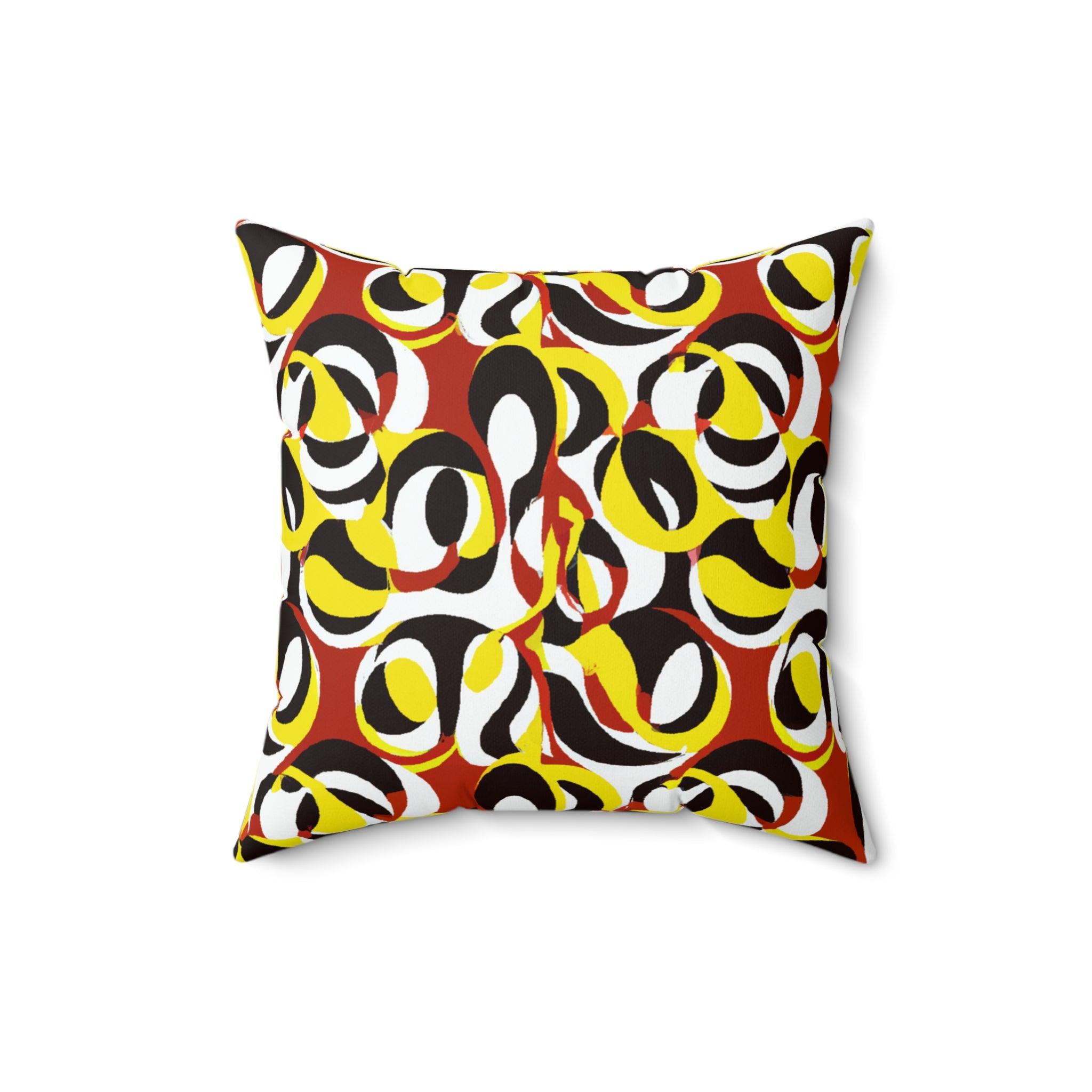 Unity Vibes Afrocentric Throw Pillow-Afroadorn 