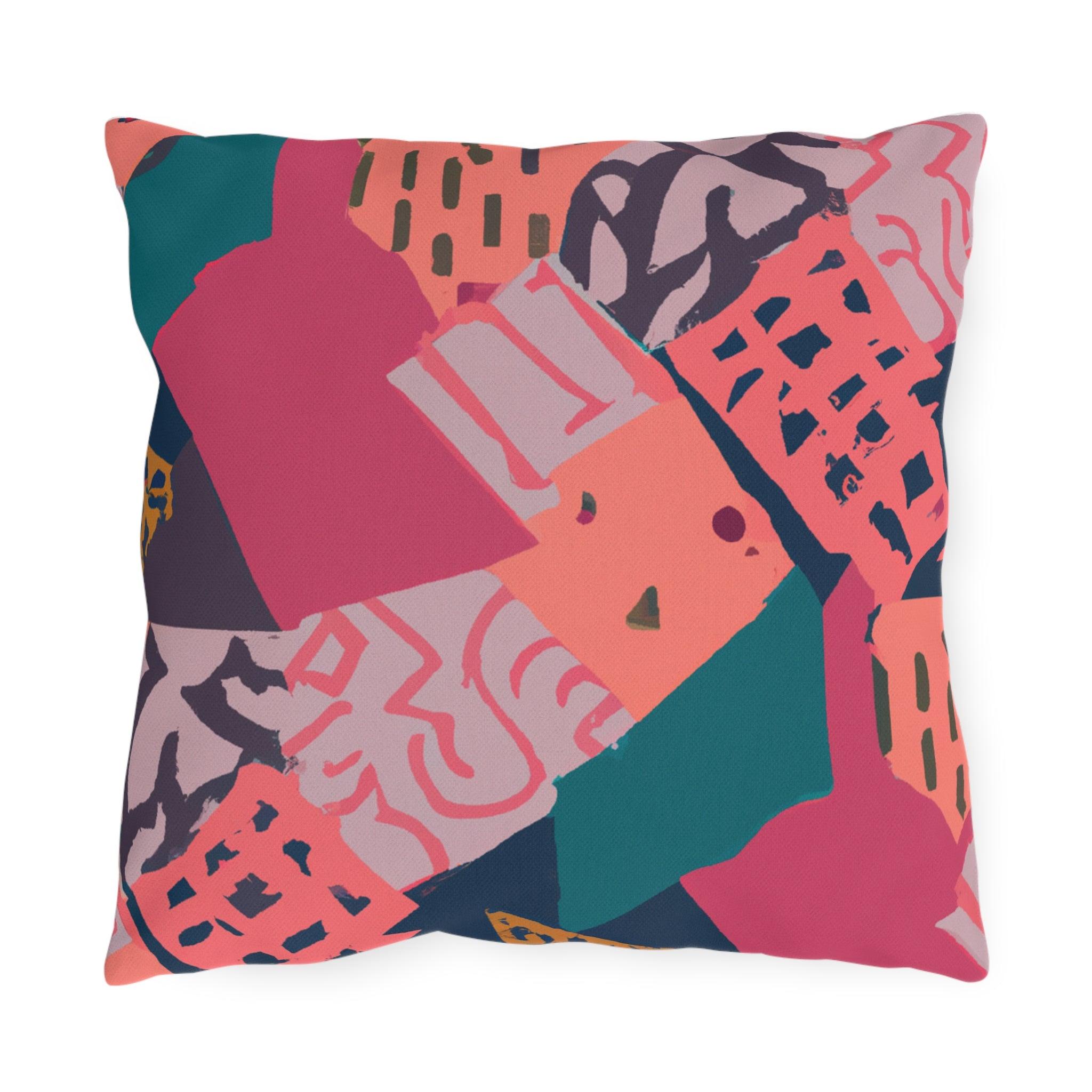 Kikarusho- African Inspired Outdoor Accent Pillow-Afroadorn 