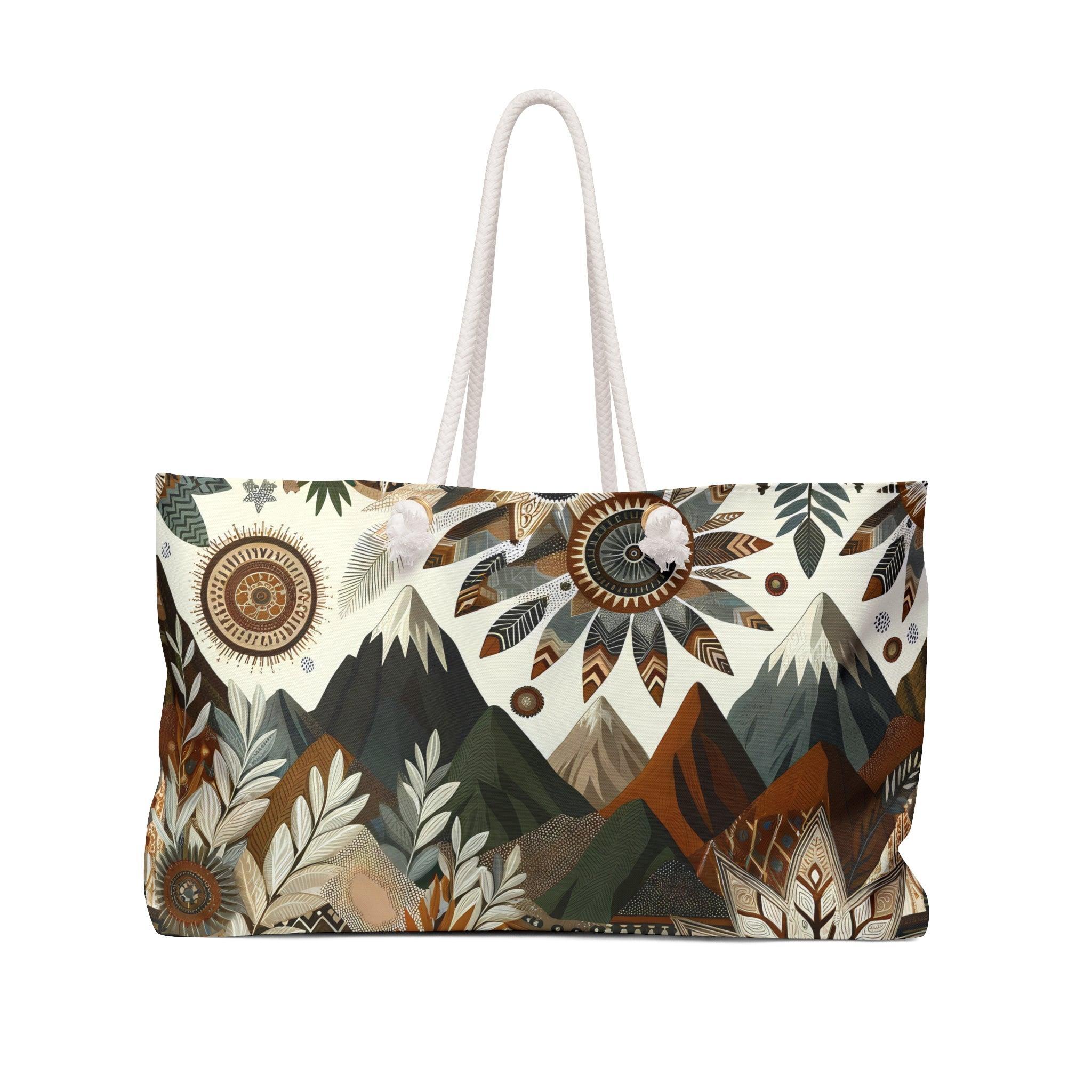 Scenic Escape Weekender Travel Tote Bag - 24 × 13-Afroadorn 