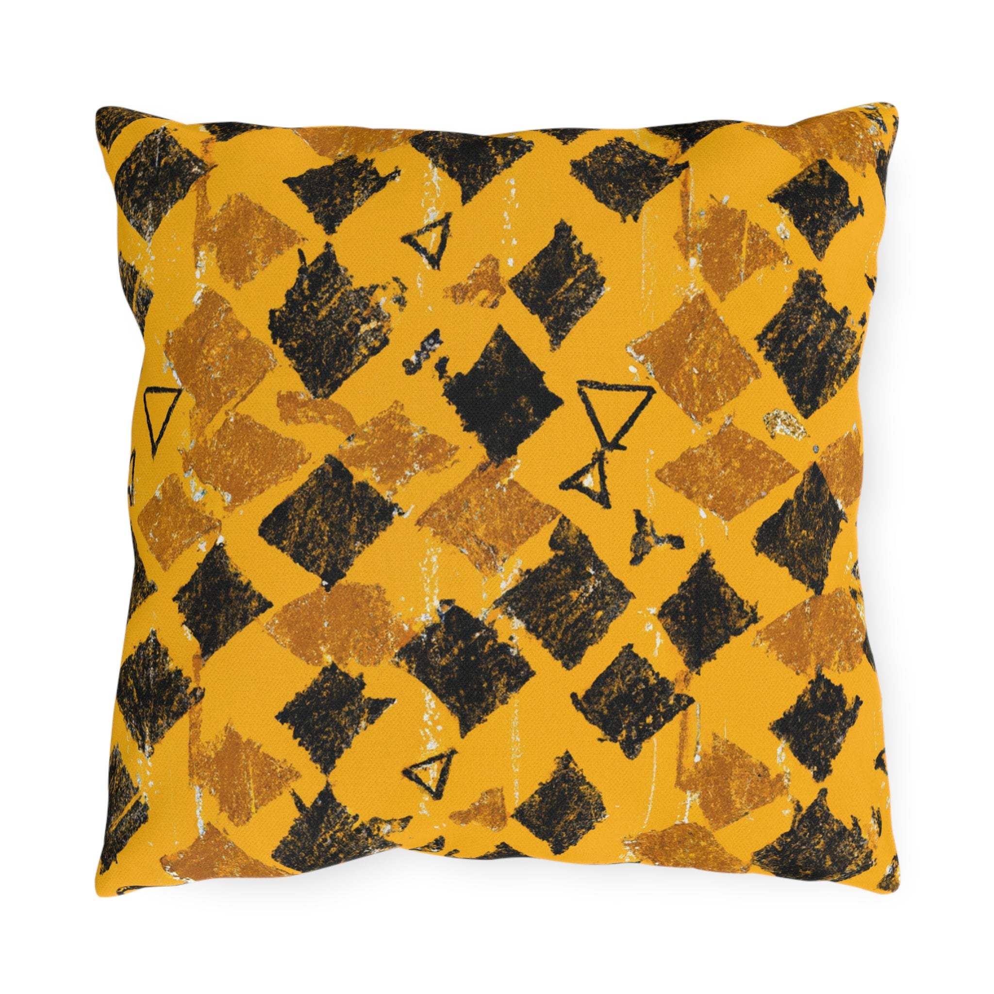 AfroLux Unity Outdoor Pillow - Vibrant African Heritage-Afroadorn 