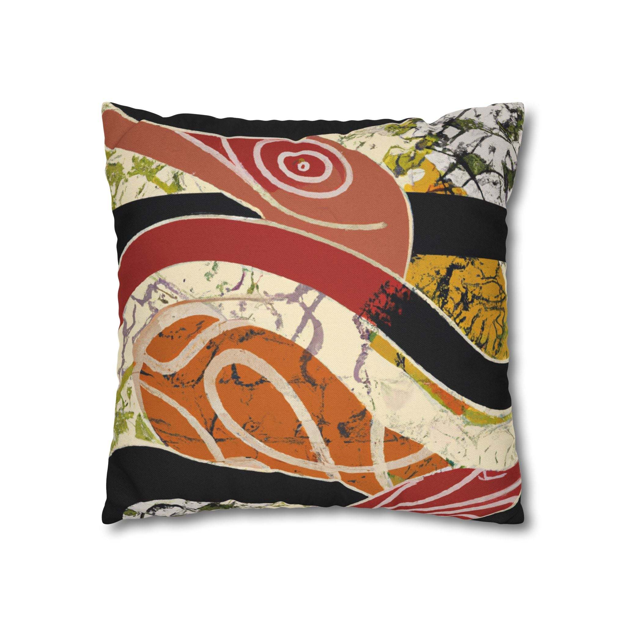 Earthy Harmony African-Inspired Pillow Case-Afroadorn 