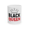 Black Queen Power 11oz Coffee Mug-Afroadorn 