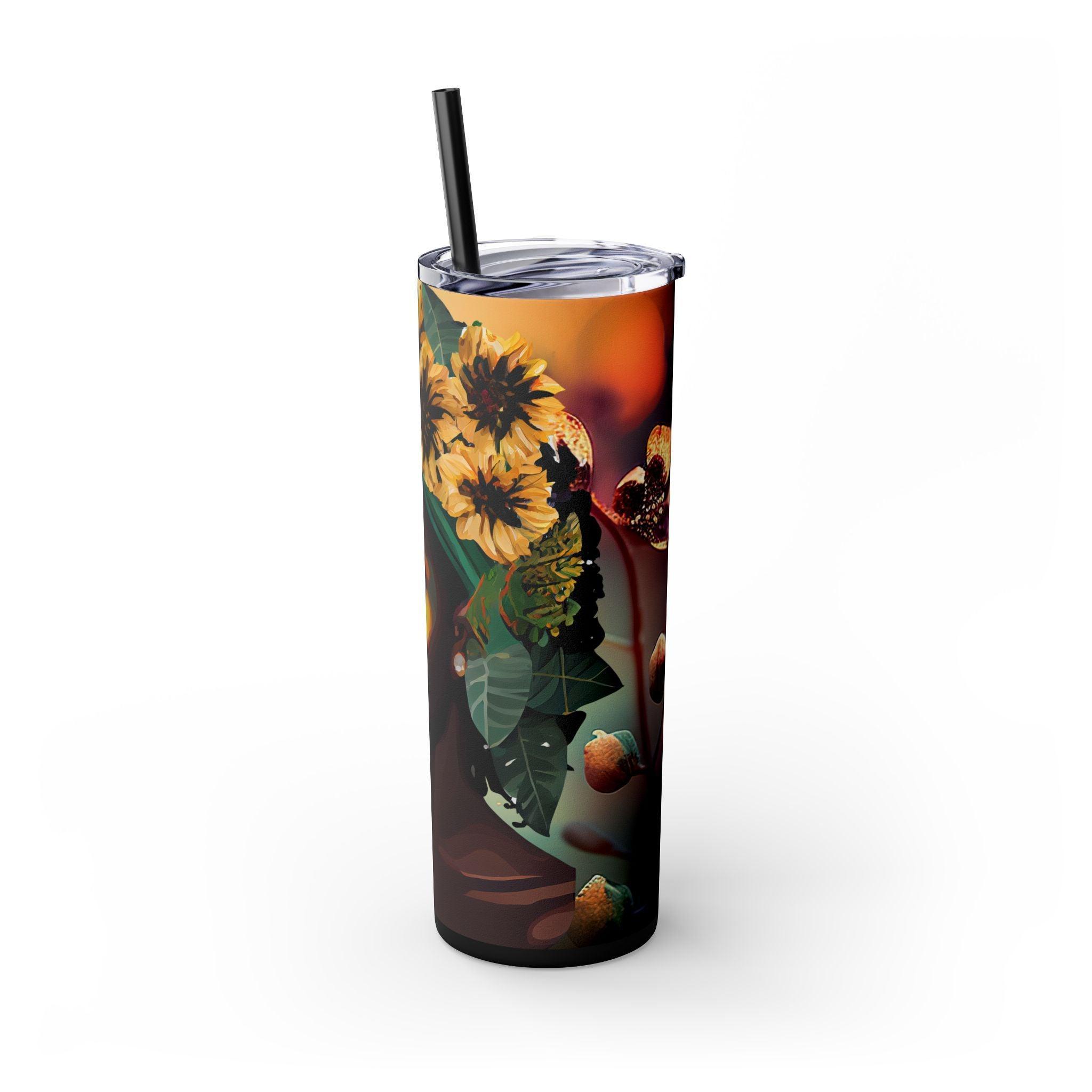 Earthy Afro Beauty 20oz Tumbler-Afroadorn 