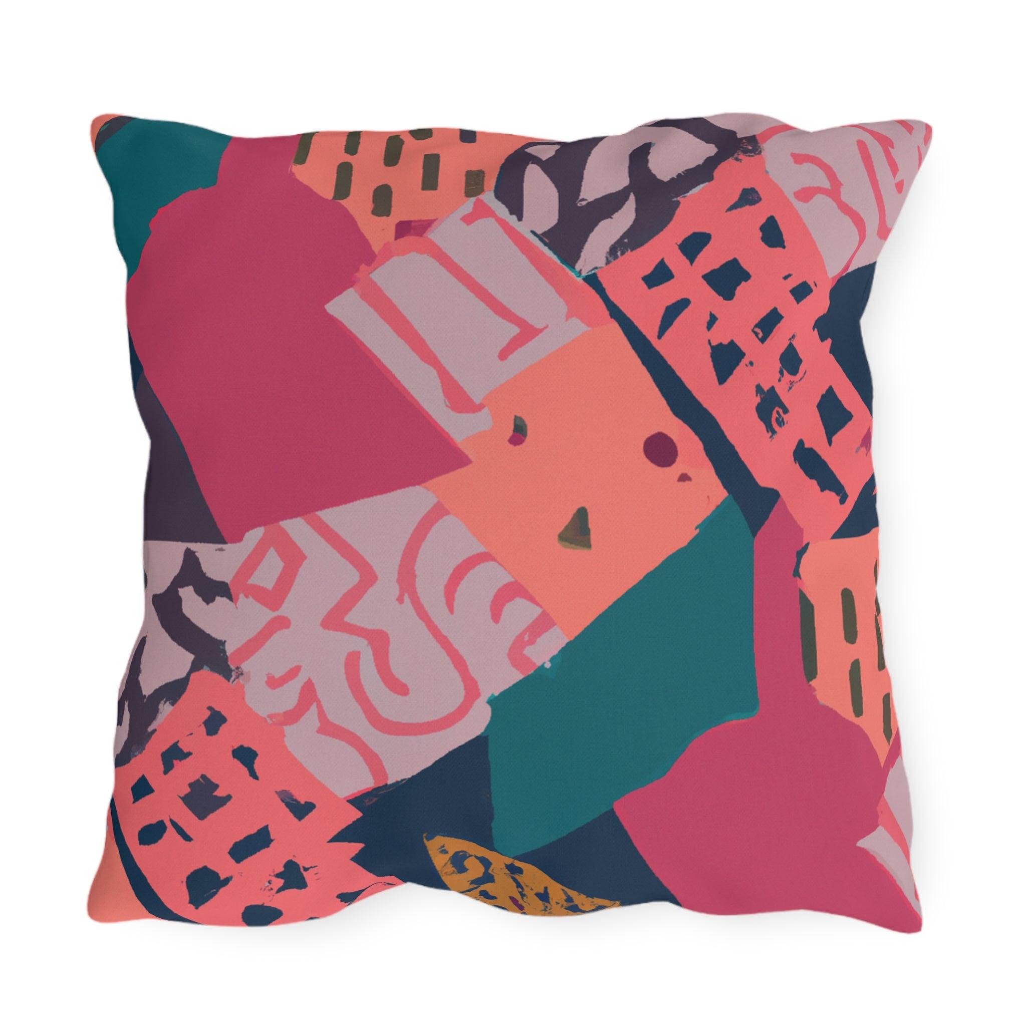 Kikarusho- African Inspired Outdoor Accent Pillow-Afroadorn 